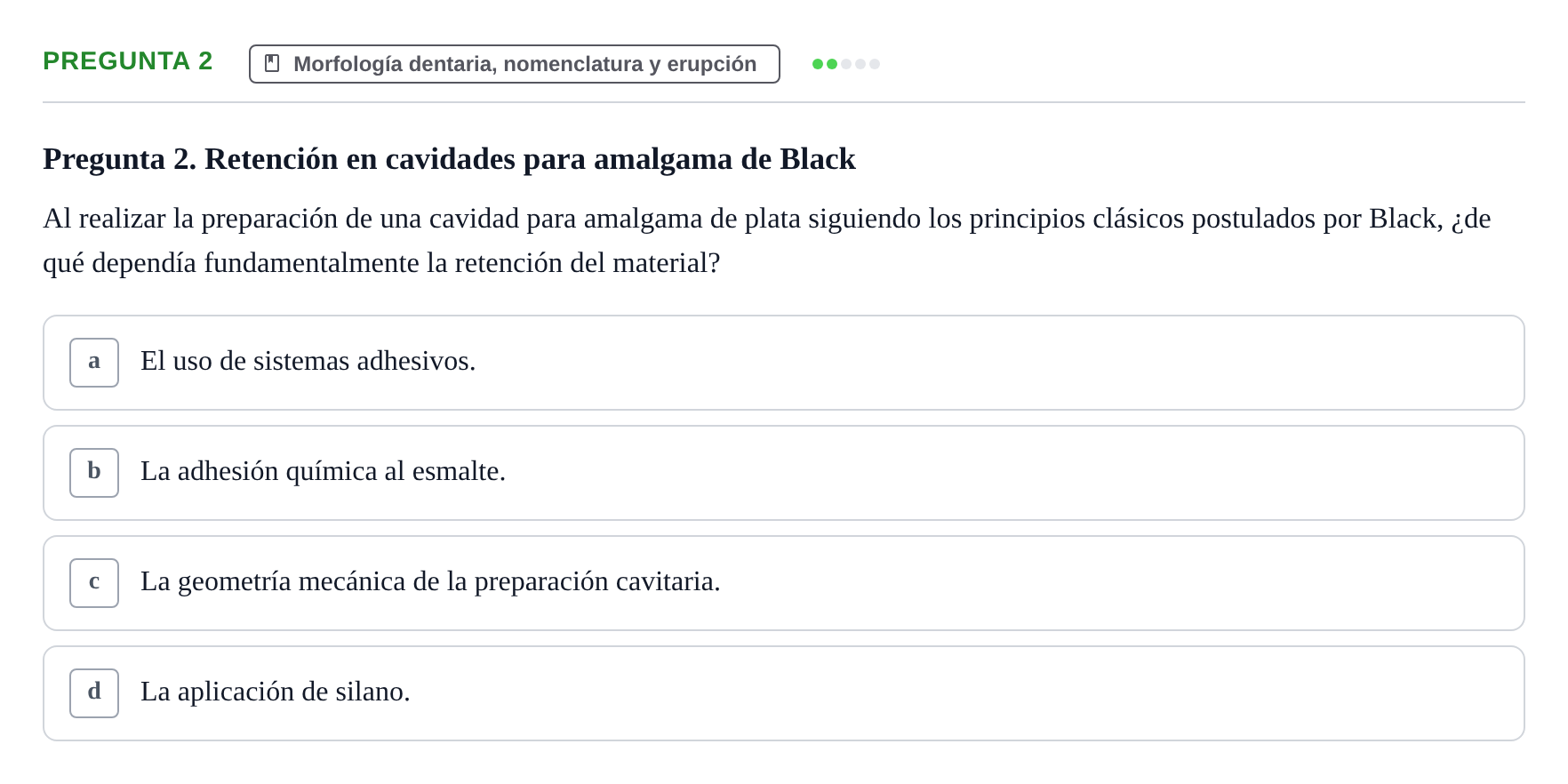 Enunciado: Pregunta 2