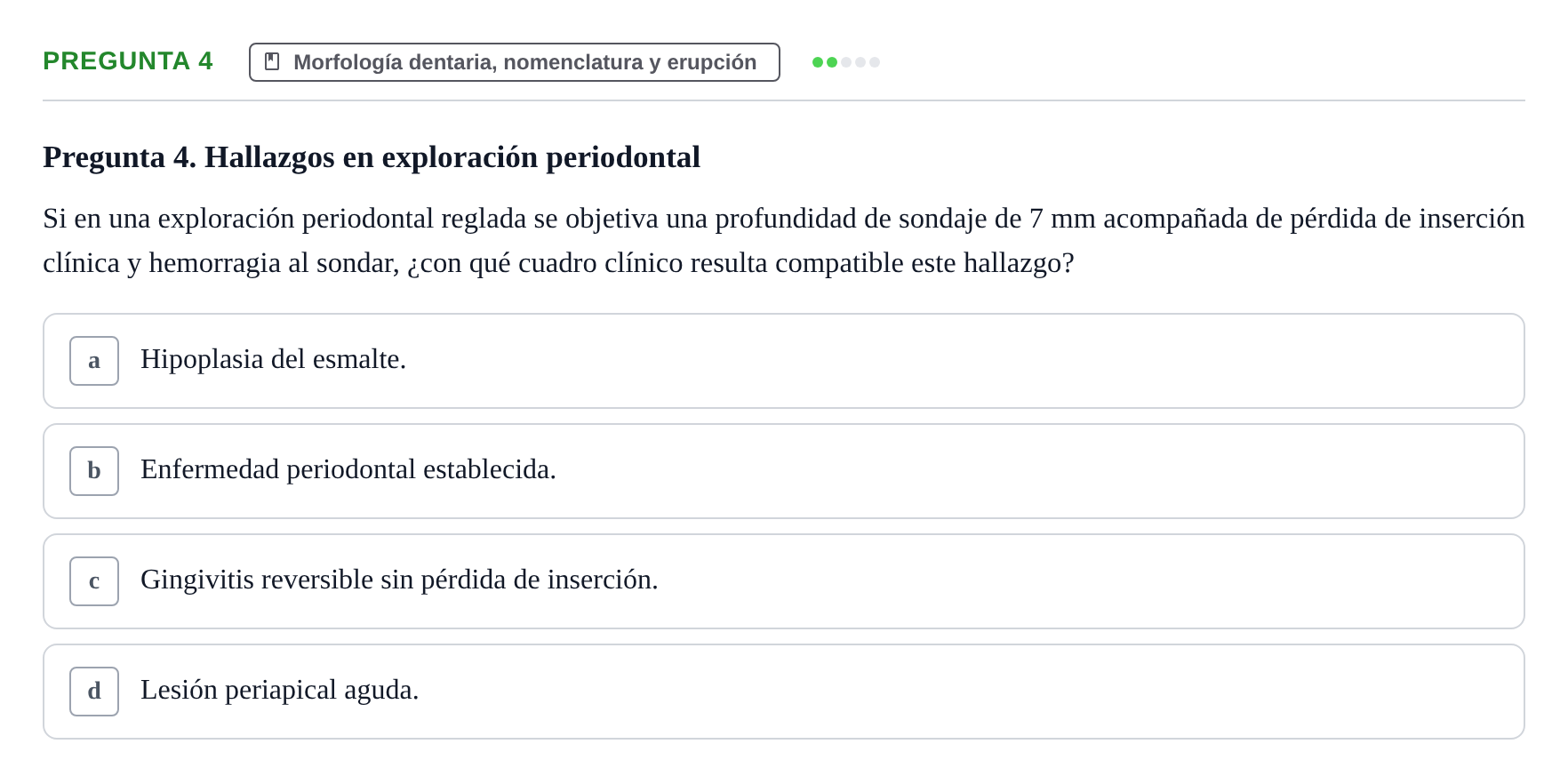 Enunciado: Pregunta 4
