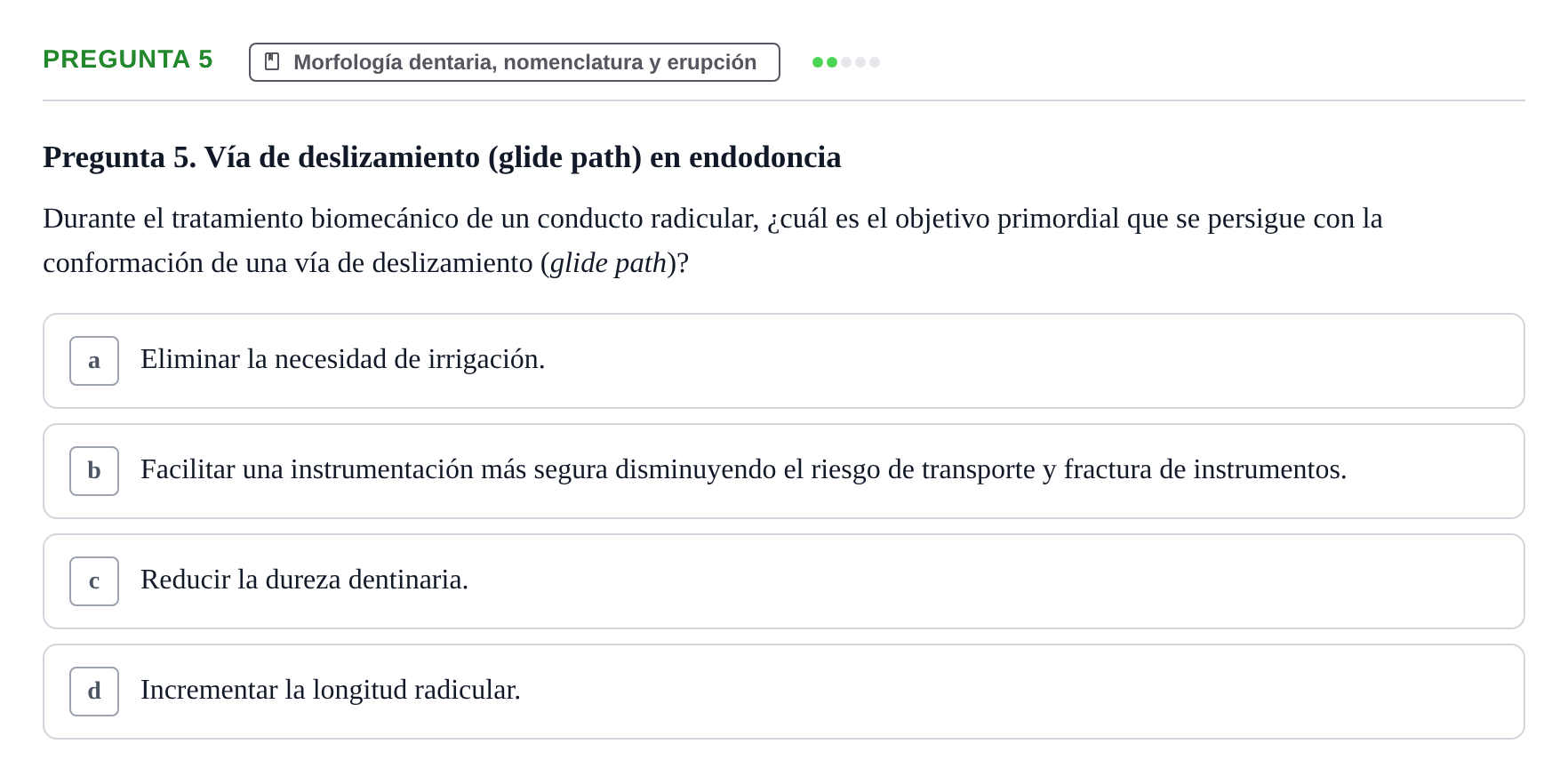 Enunciado: Pregunta 5