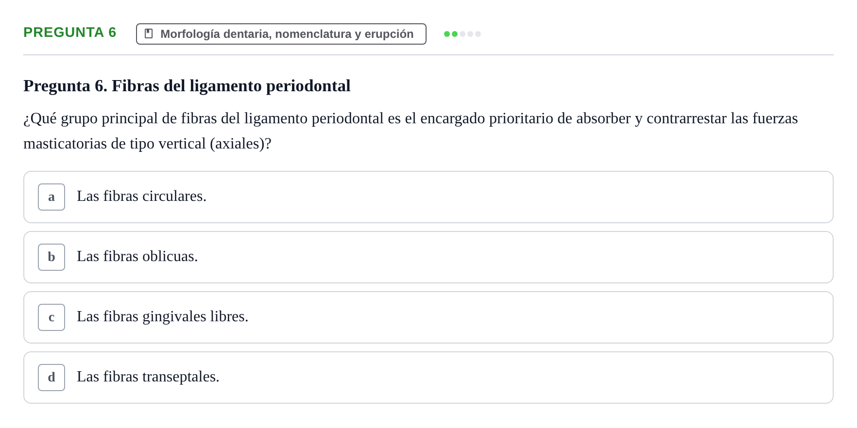 Enunciado: Pregunta 6