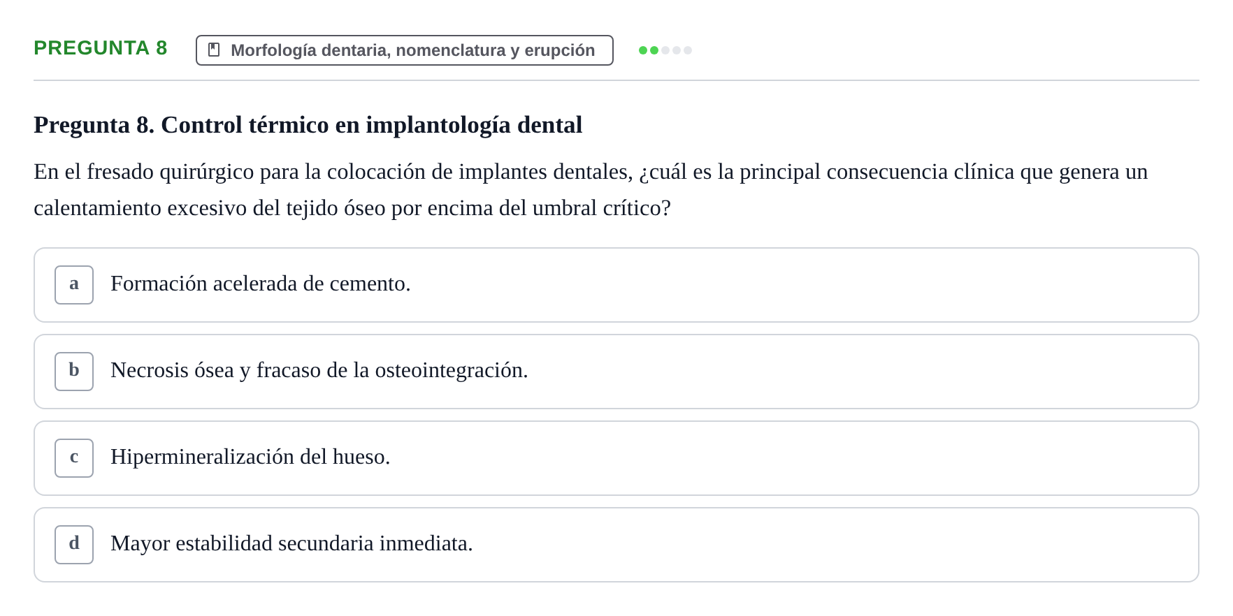 Enunciado: Pregunta 8