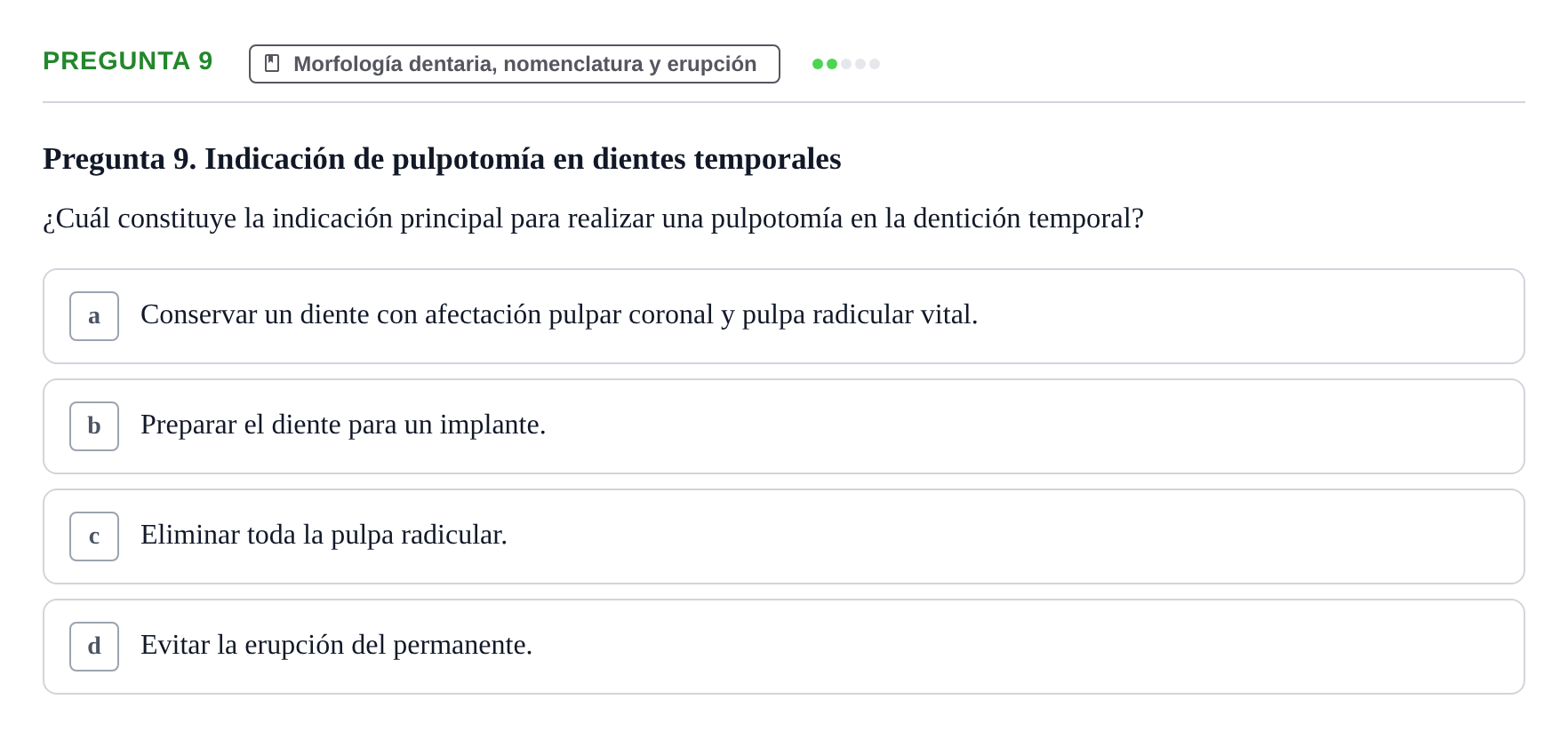Enunciado: Pregunta 9