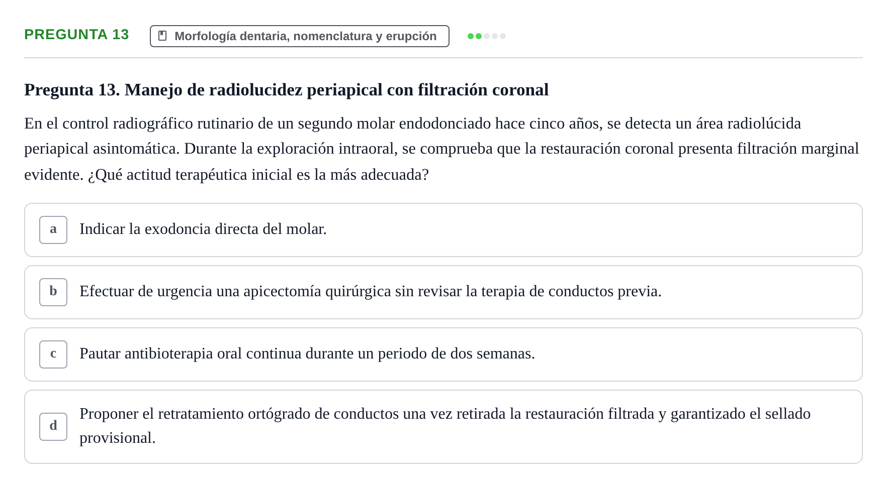 Enunciado: Pregunta 13