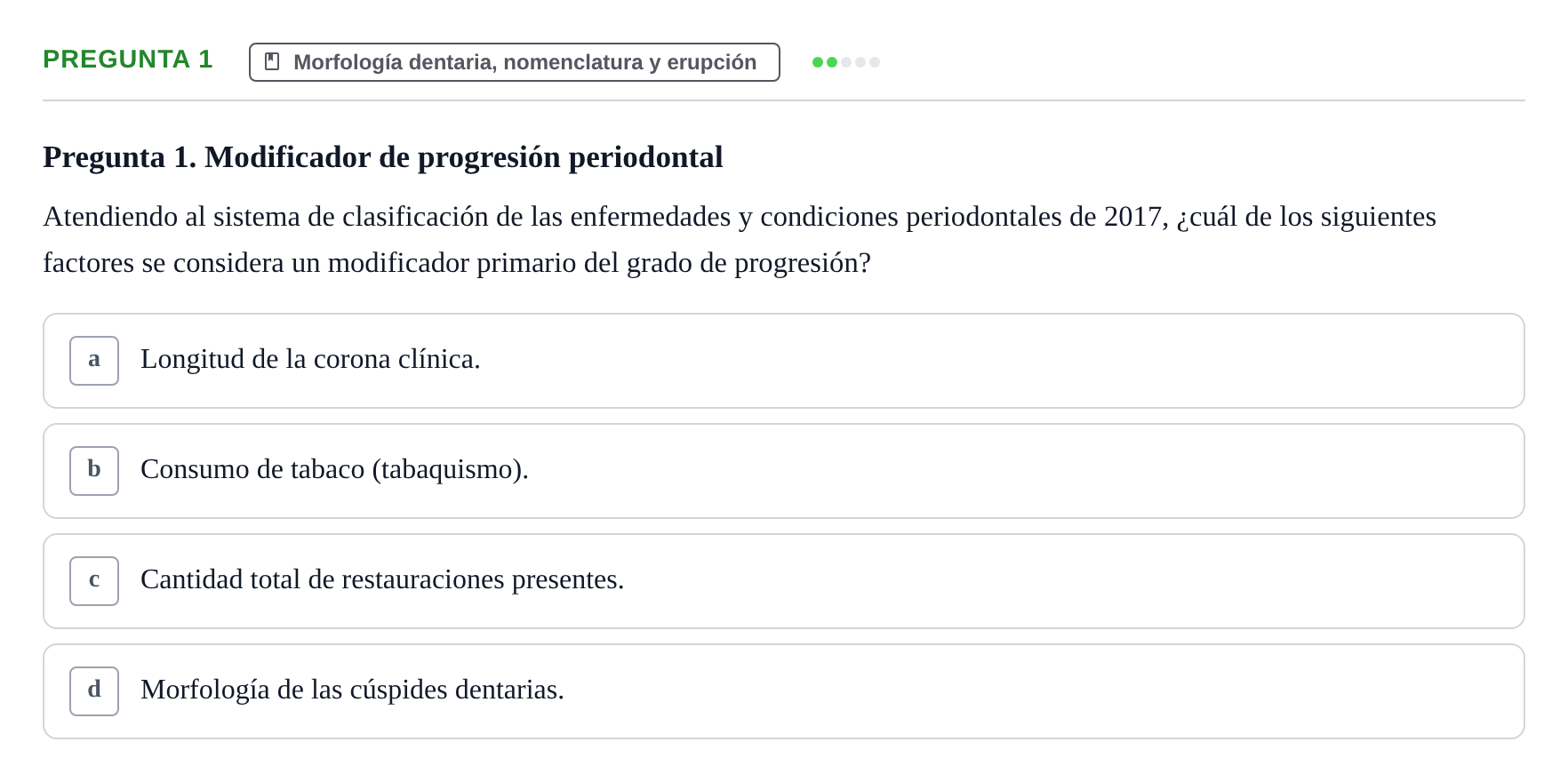 Enunciado: Pregunta 1