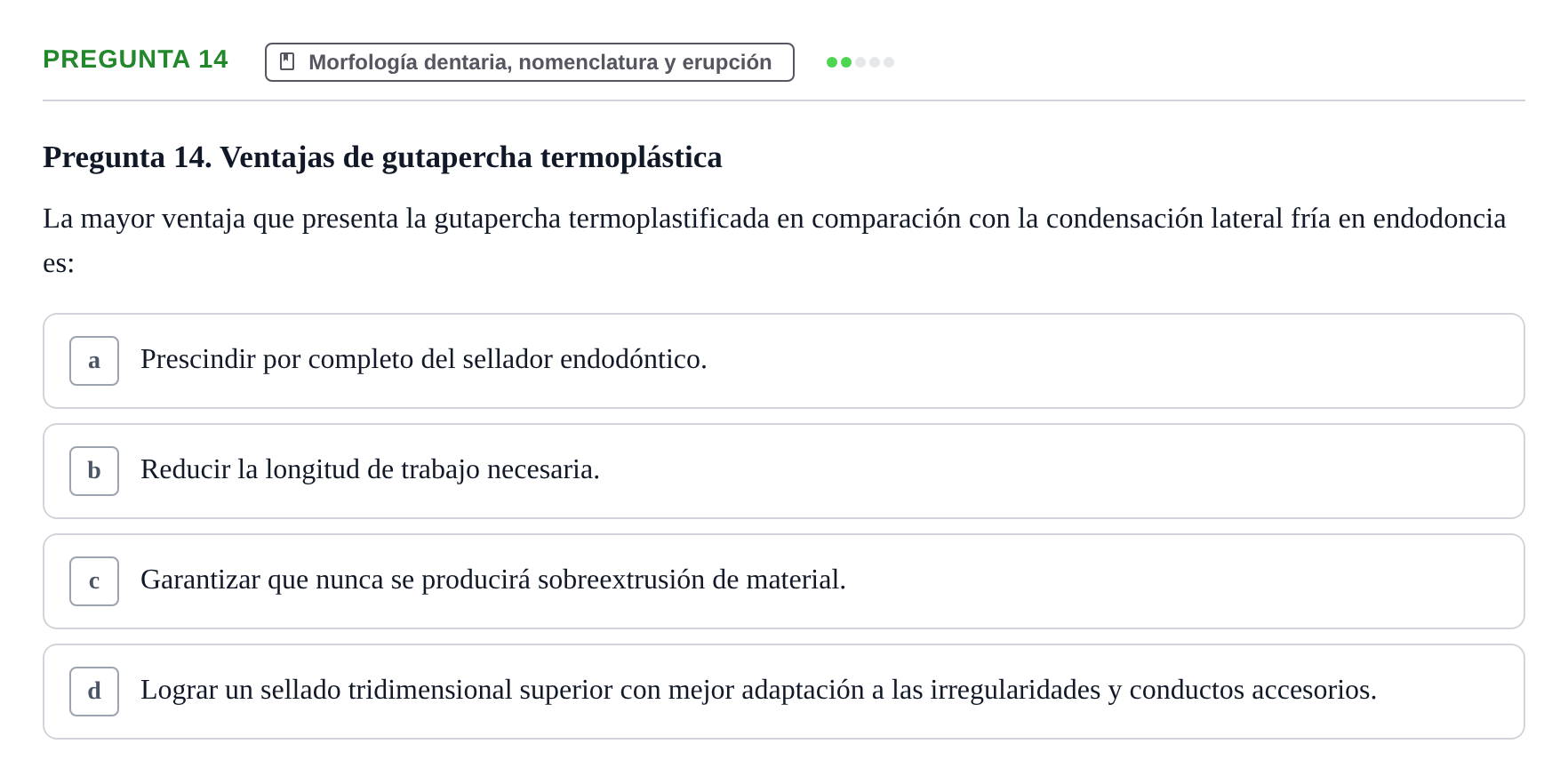 Enunciado: Pregunta 14