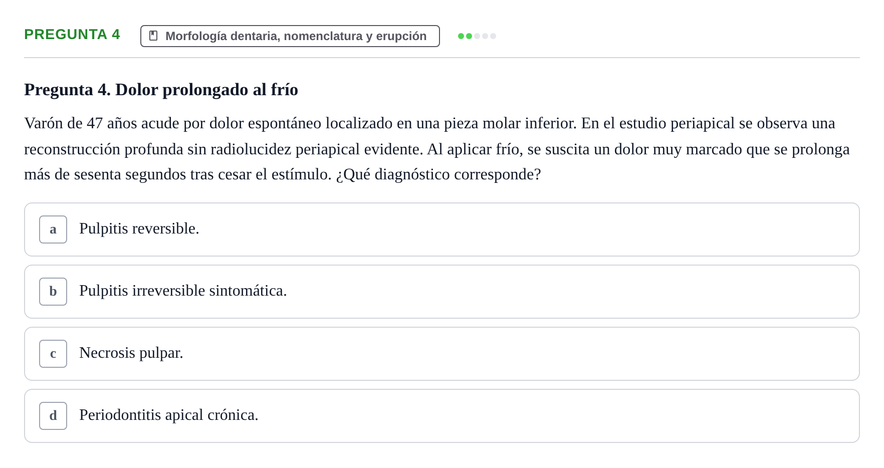 Enunciado: Pregunta 4
