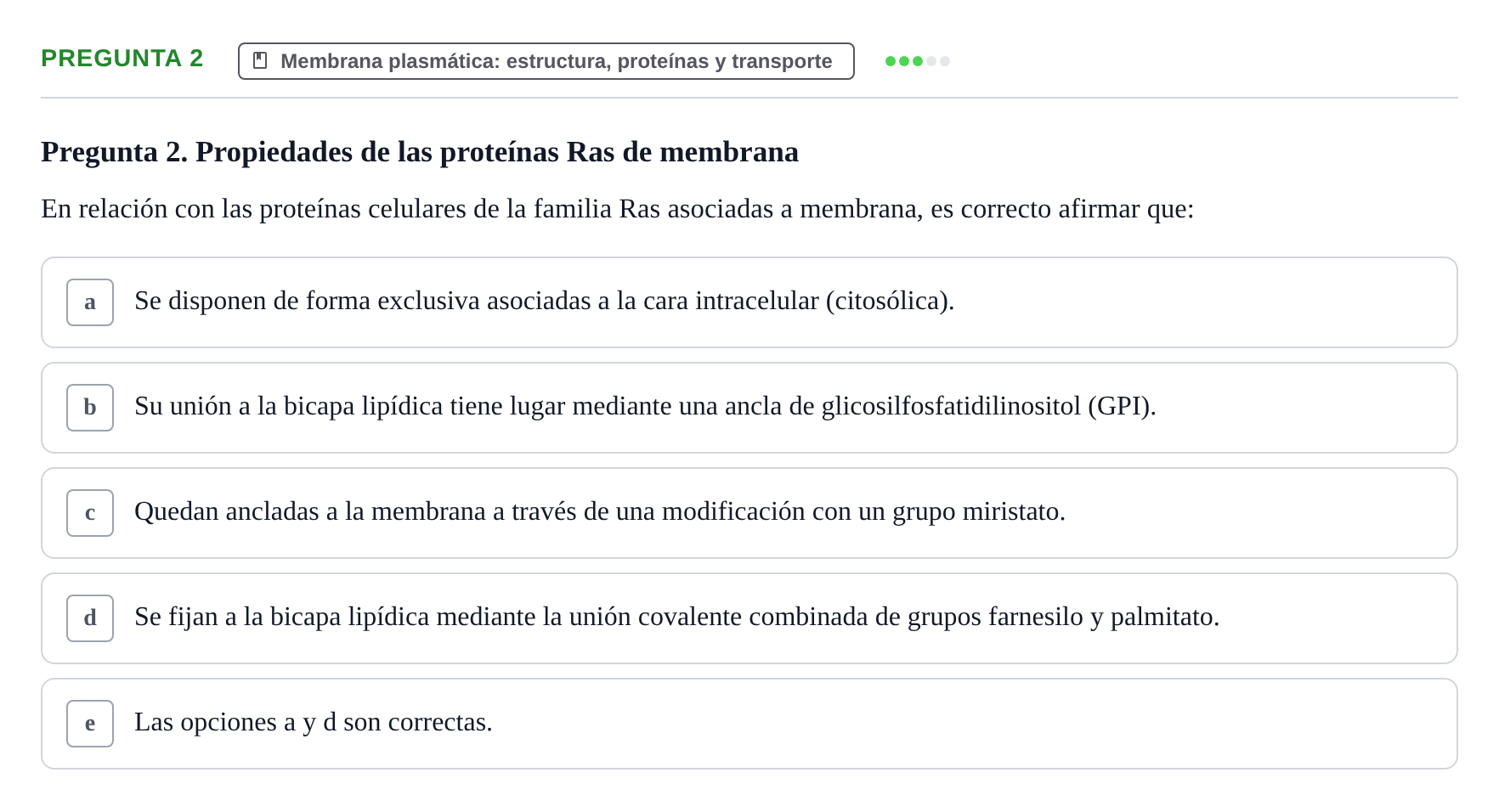 Enunciado: Pregunta 2 · Biología Celular UB 2013