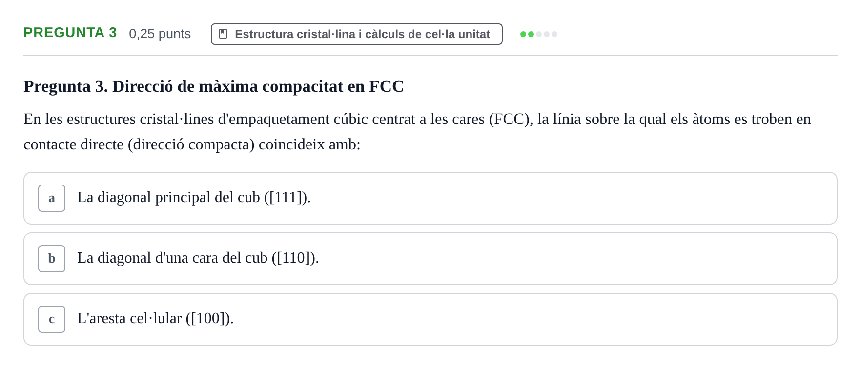 Enunciado: Pregunta 3 · Ciencia de Materiales UB 2021