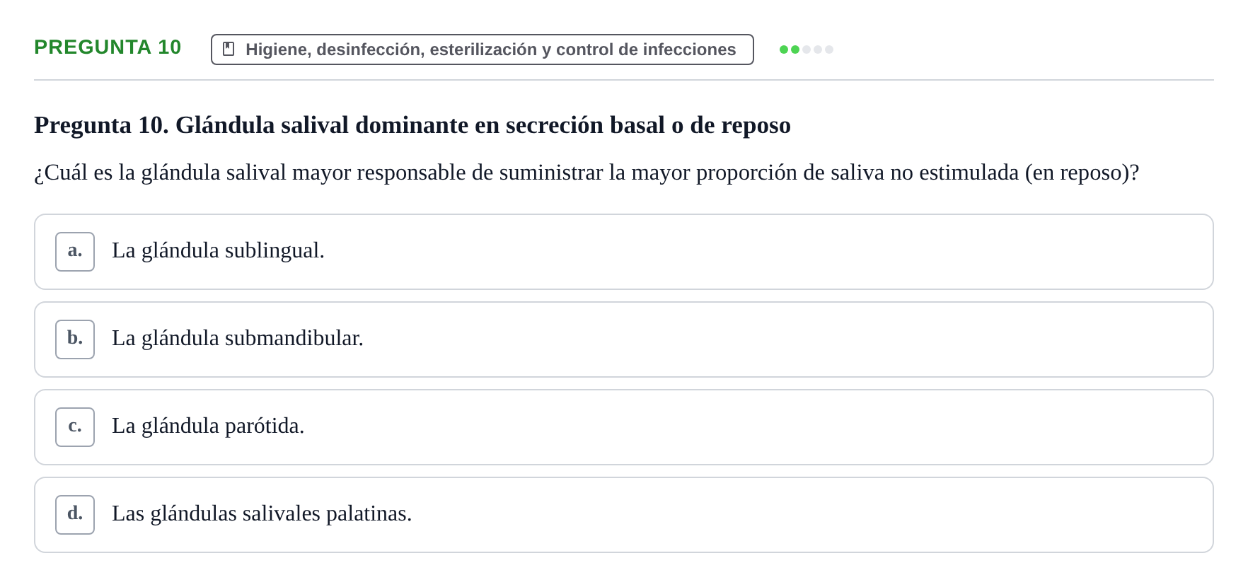 Enunciado: Pregunta 10