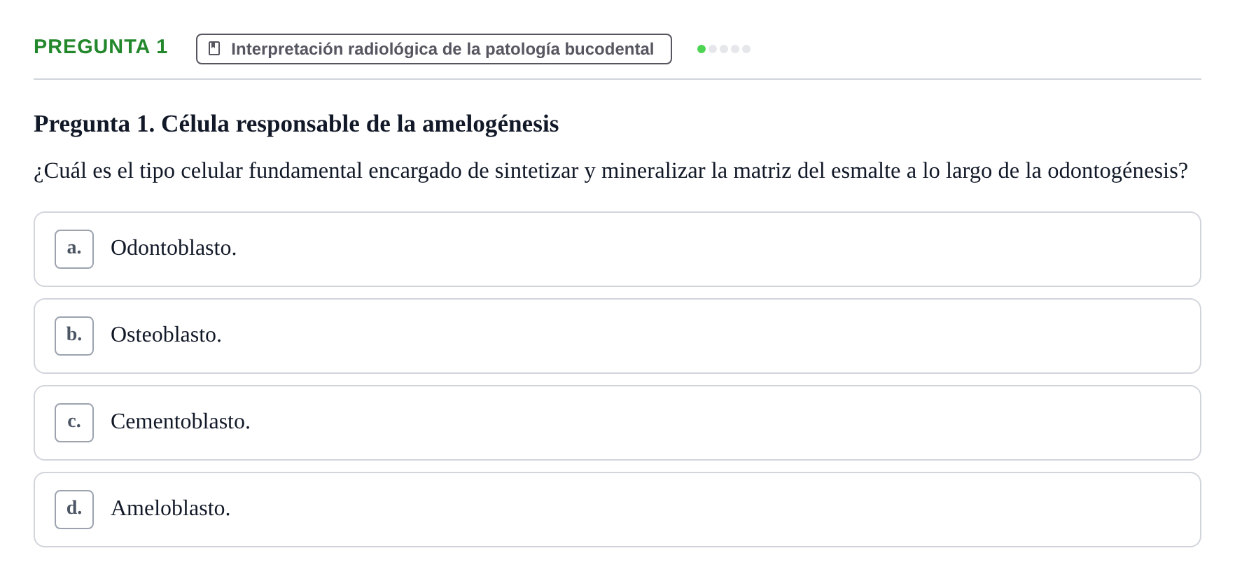 Enunciado: Pregunta 1