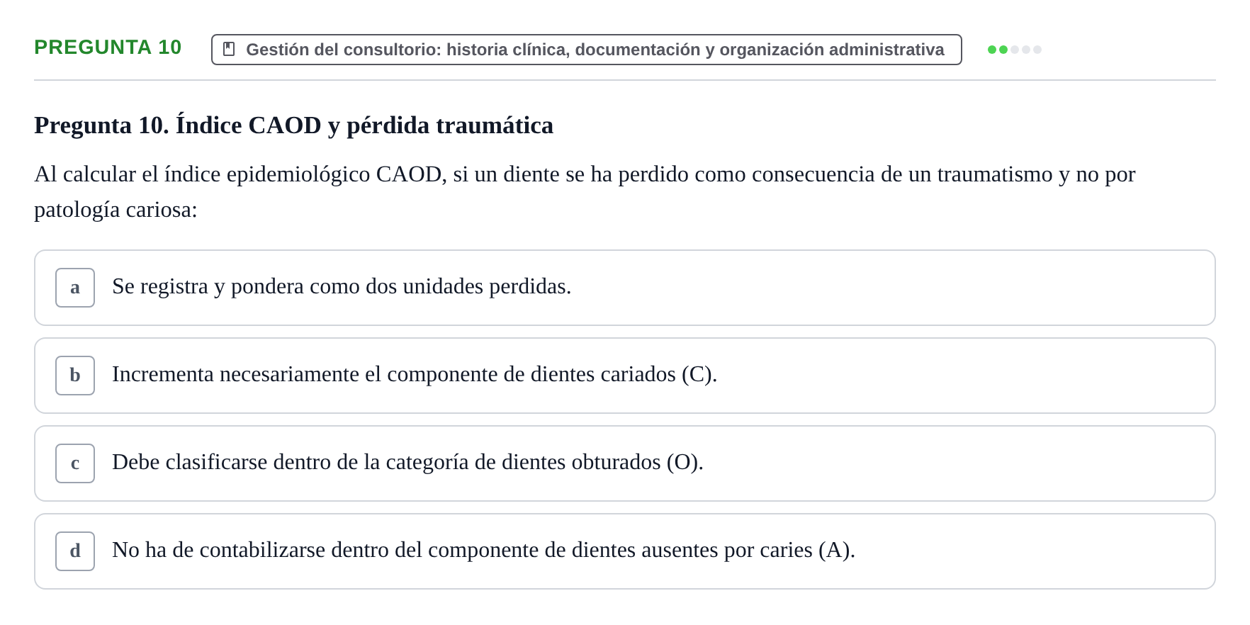 Enunciado: Pregunta 10