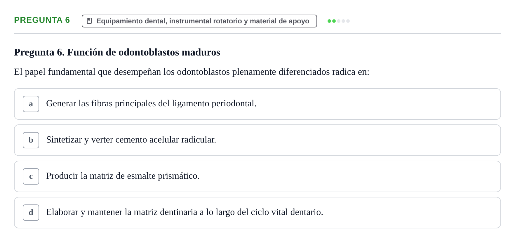 Enunciado: Pregunta 6
