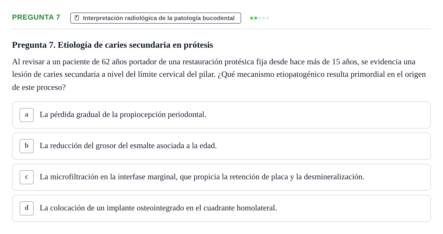 Enunciado: Pregunta 7