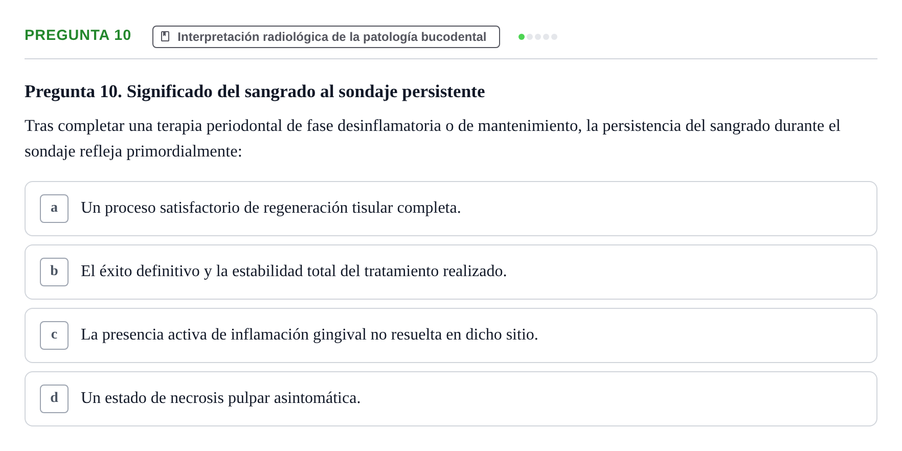 Enunciado: Pregunta 10