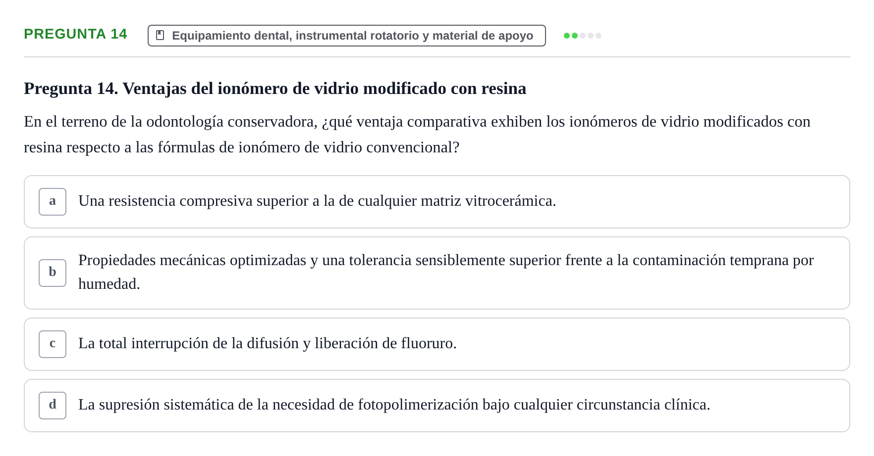 Enunciado: Pregunta 14