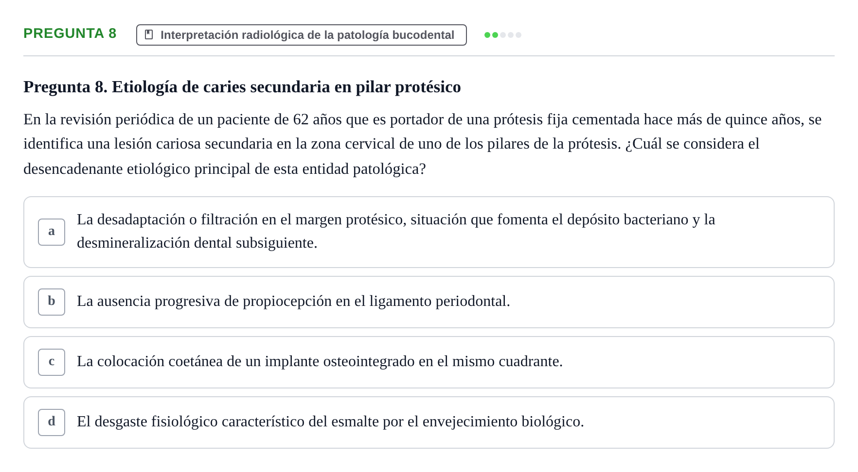 Enunciado: Pregunta 8