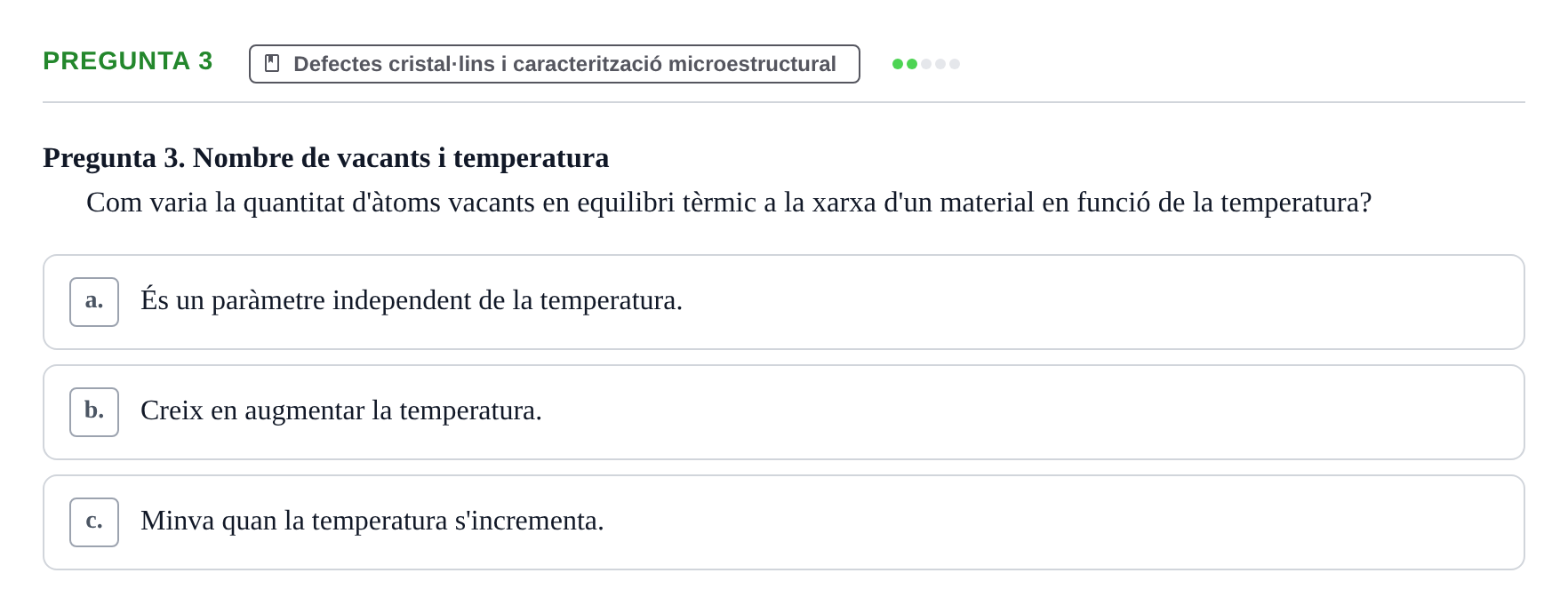 Enunciado: Pregunta 3 · Ciencia de Materiales UB 2018