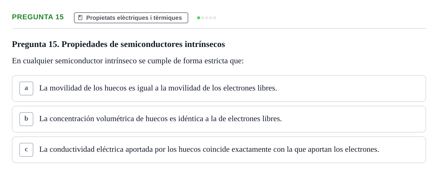 Enunciado: Pregunta 15 · Ciencia de Materiales UB 2019