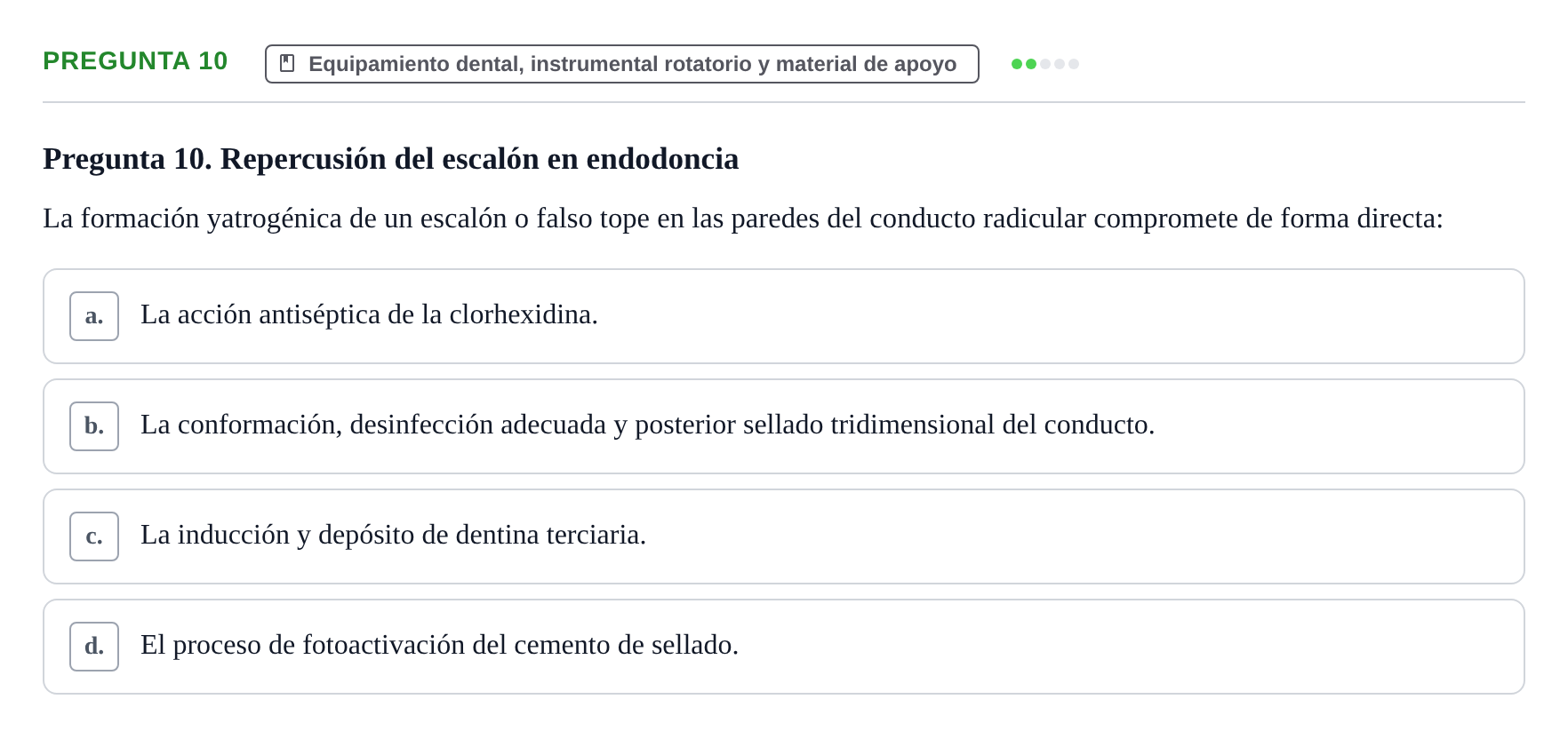 Enunciado: Pregunta 10