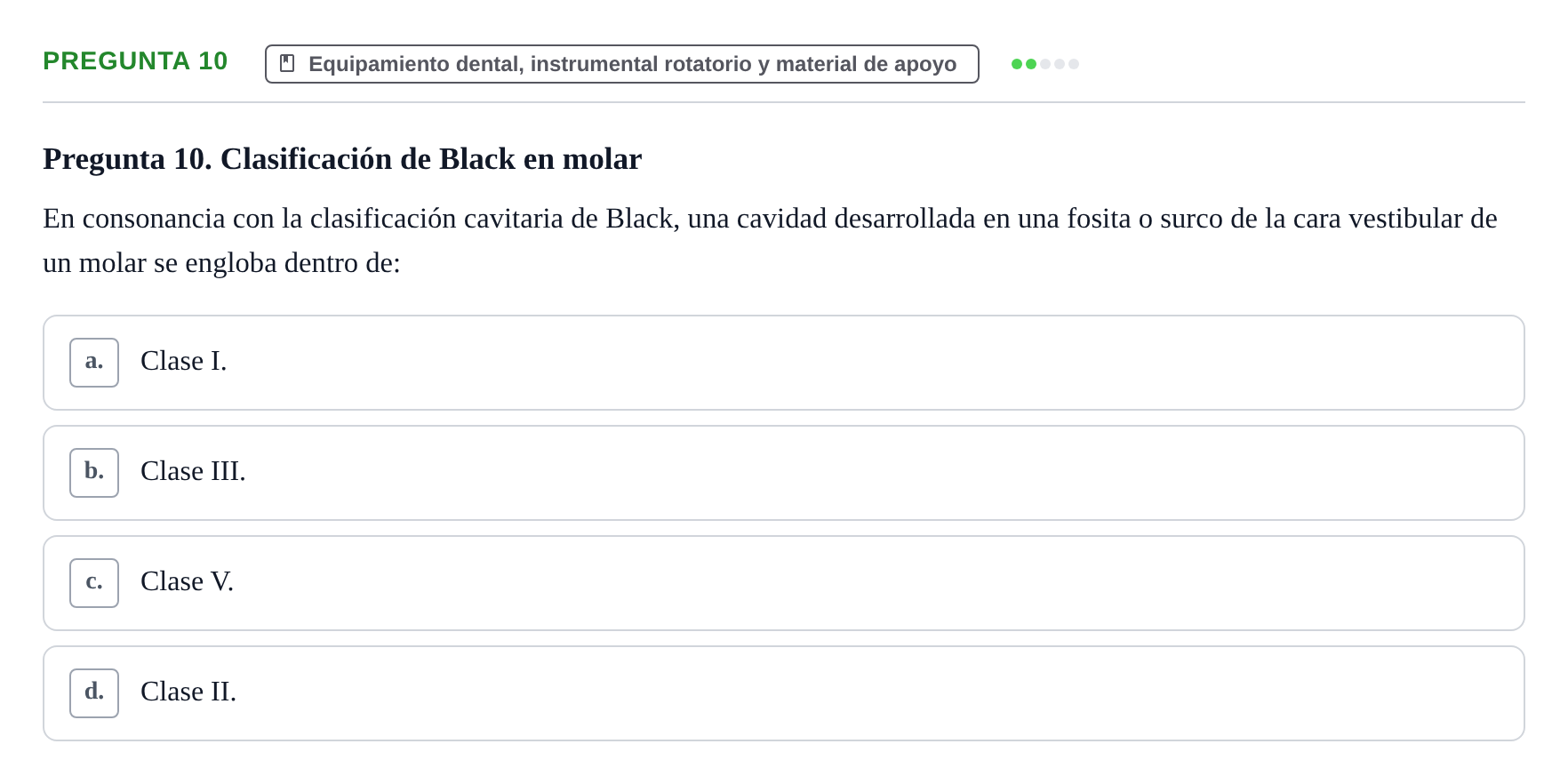 Enunciado: Pregunta 10