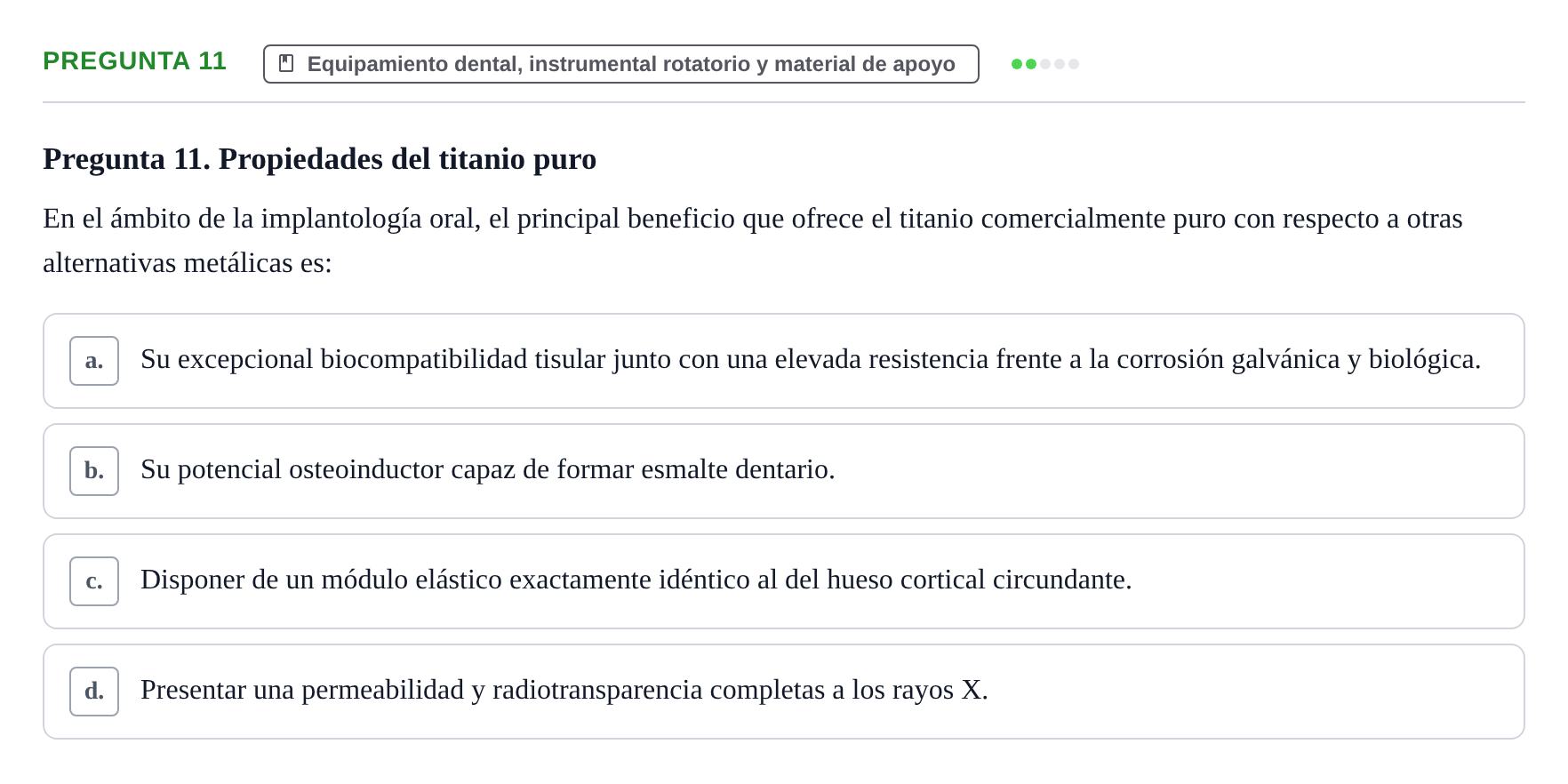 Enunciado: Pregunta 11