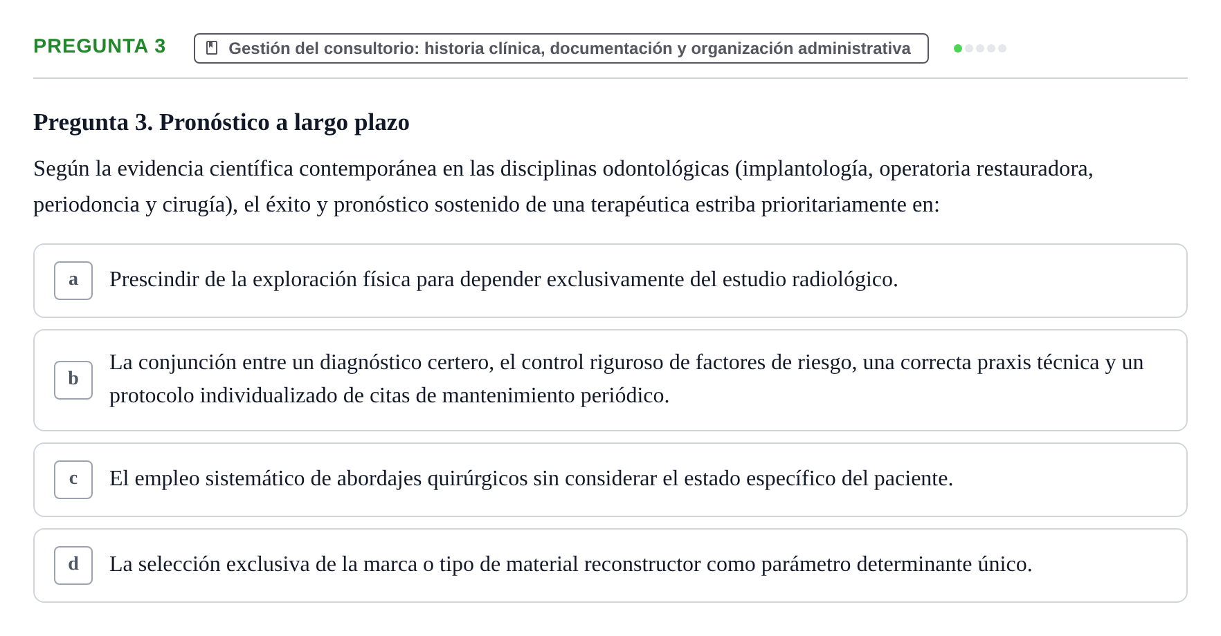 Enunciado: Pregunta 3