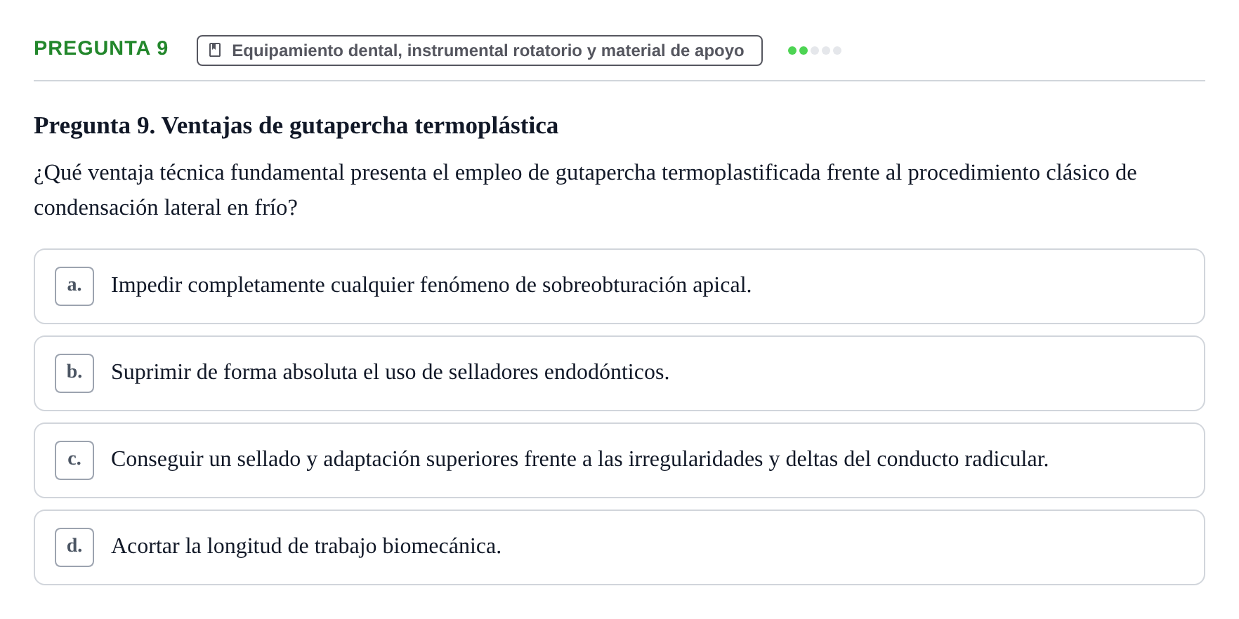 Enunciado: Pregunta 9