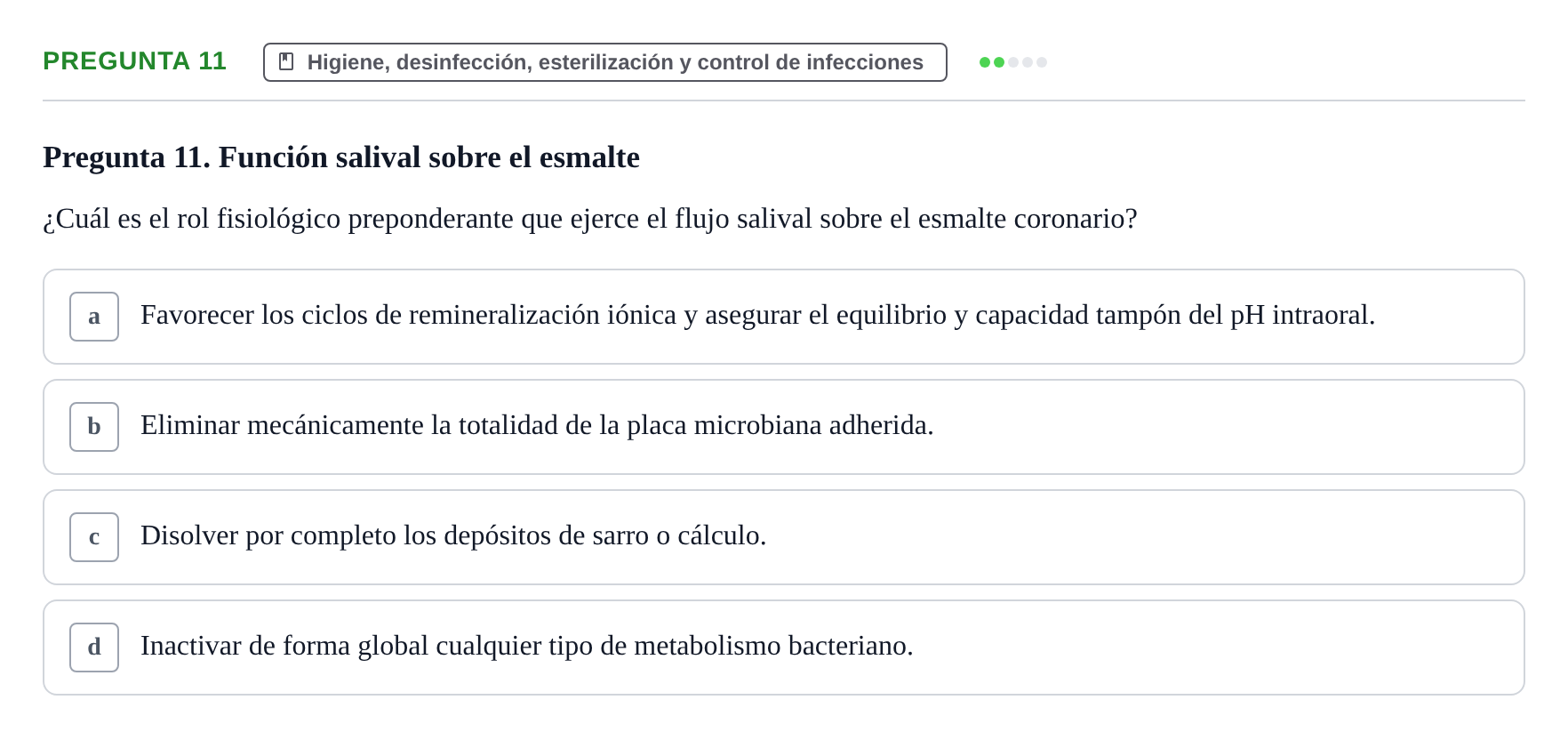 Enunciado: Pregunta 11