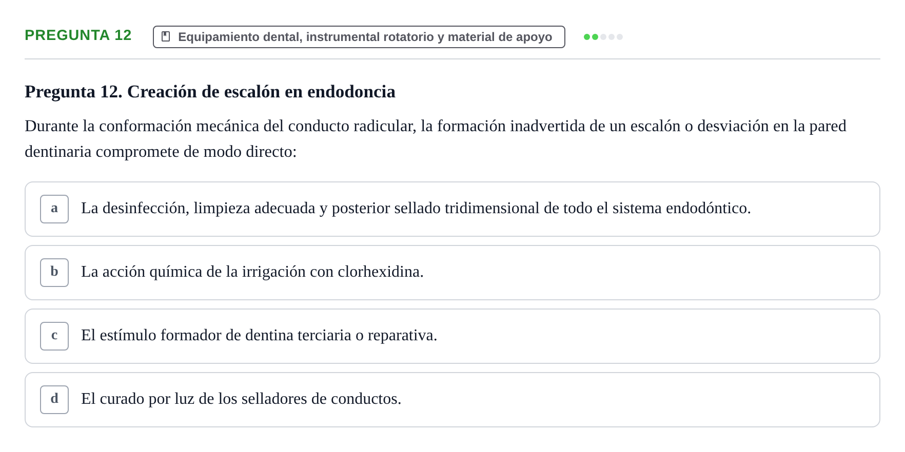 Enunciado: Pregunta 12
