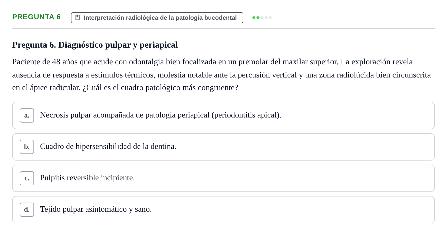 Enunciado: Pregunta 6