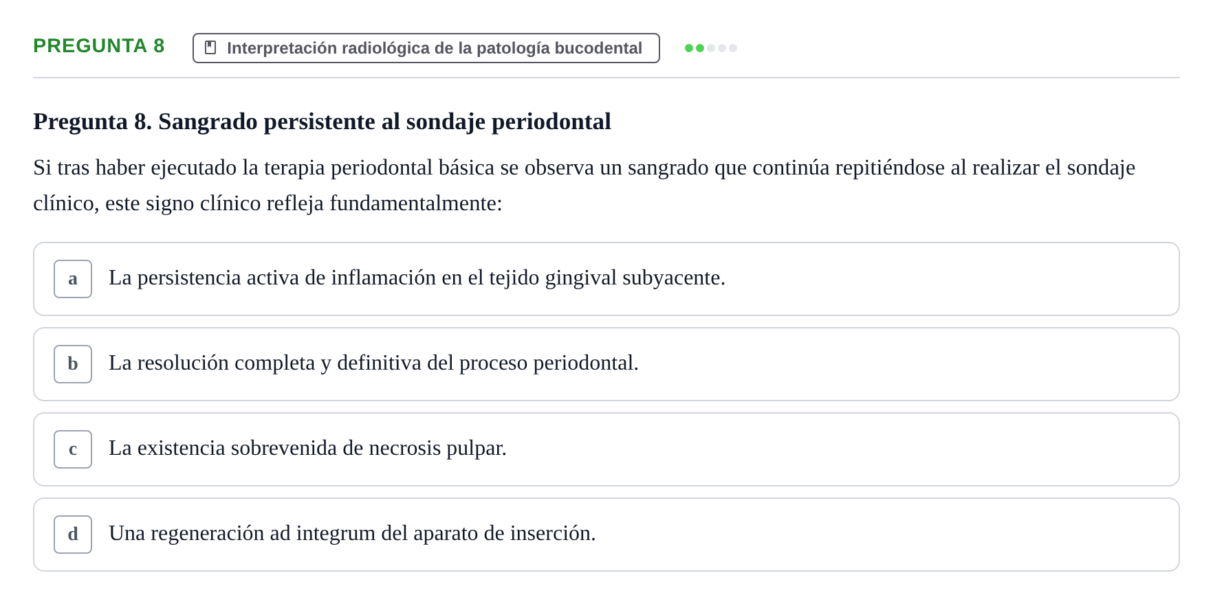 Enunciado: Pregunta 8