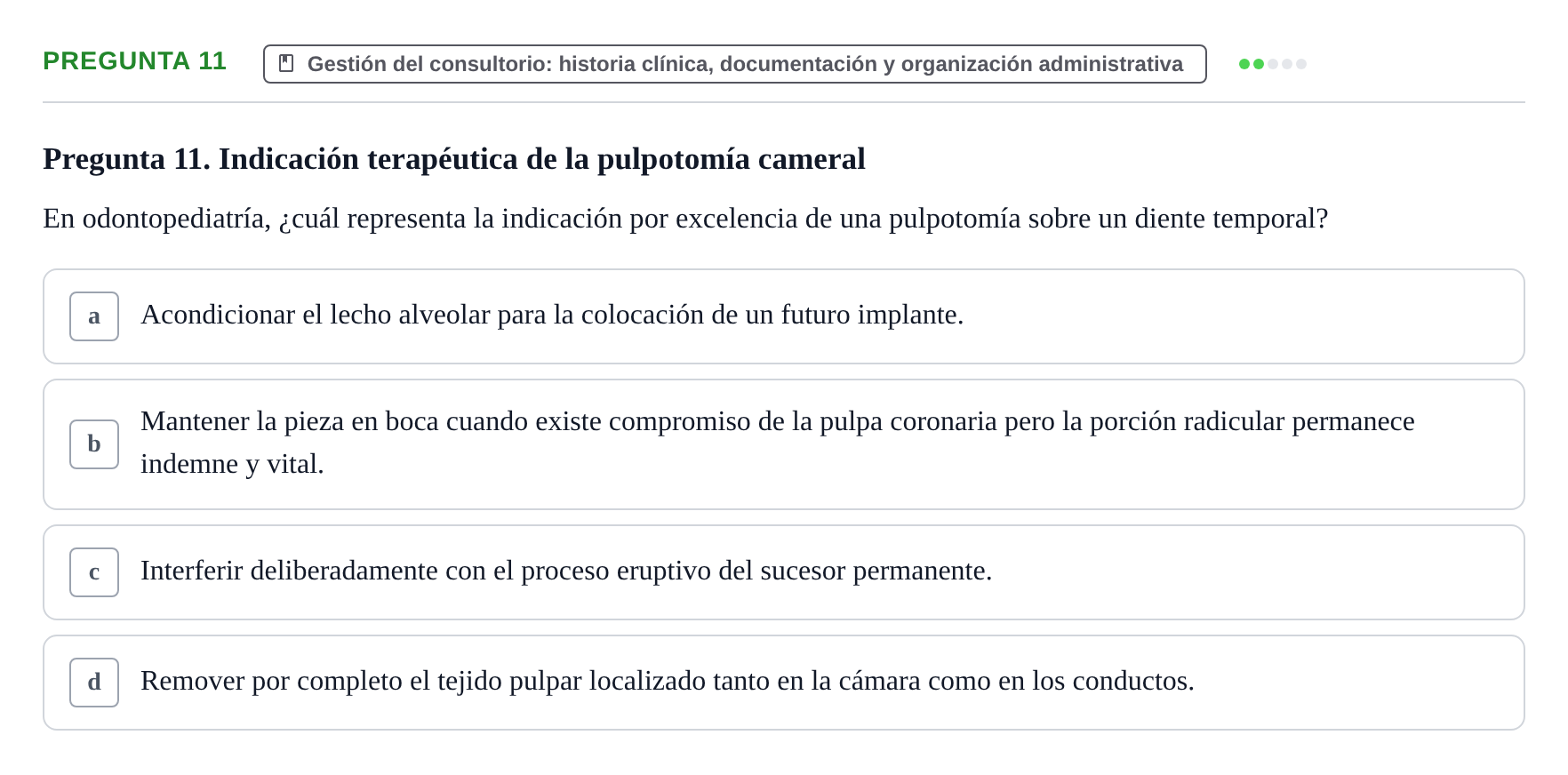 Enunciado: Pregunta 11