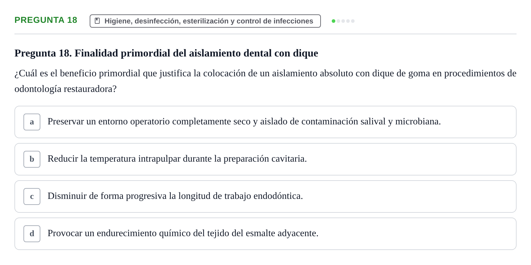Enunciado: Pregunta 18
