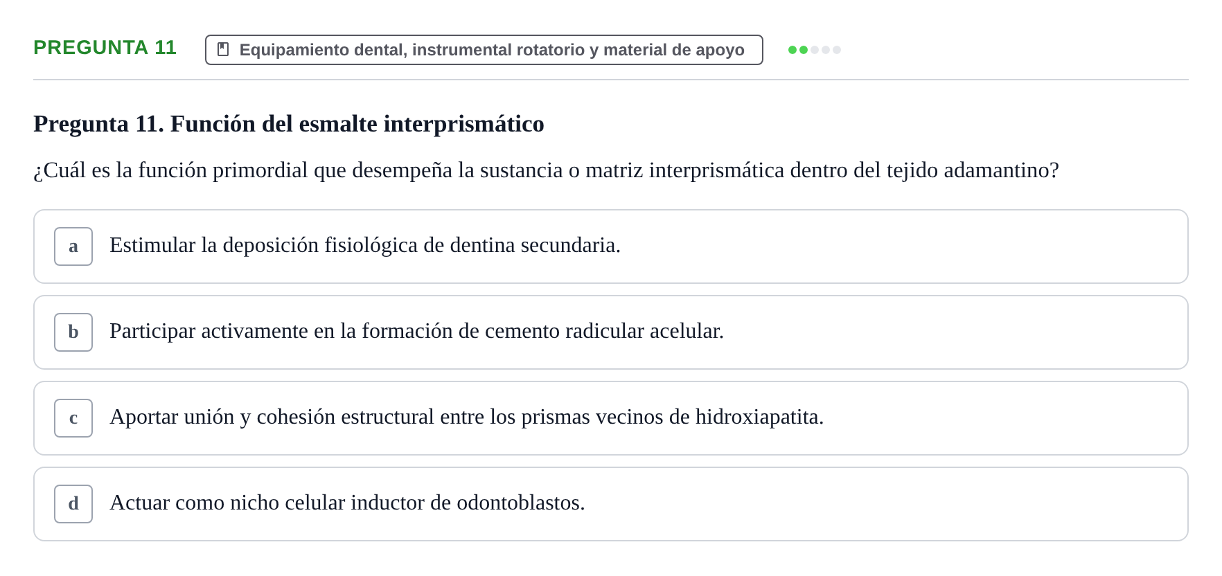 Enunciado: Pregunta 11