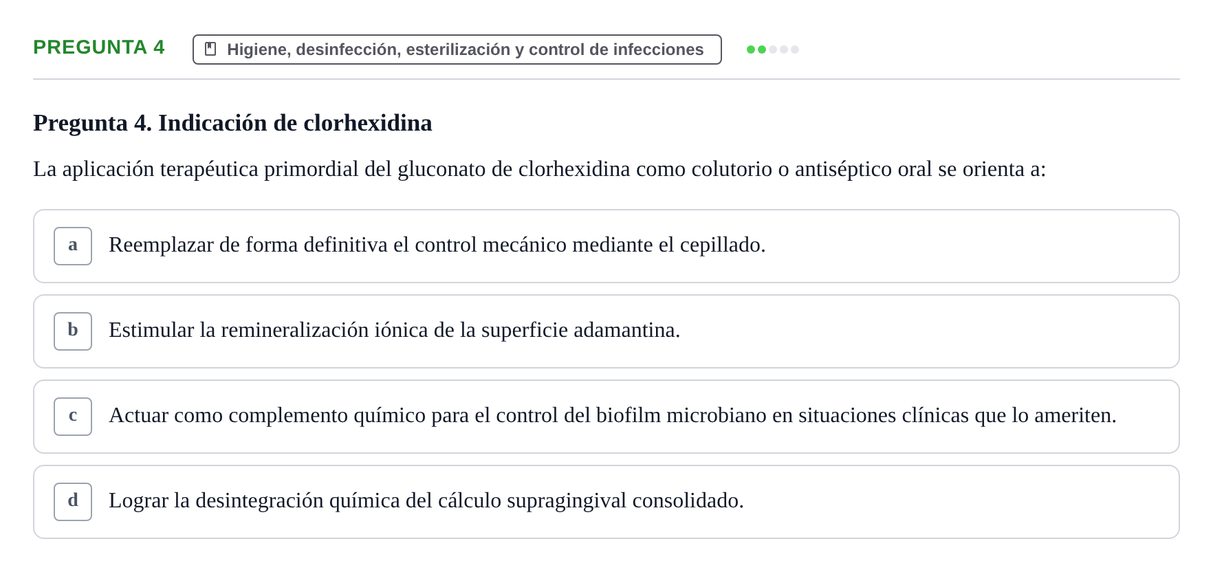Enunciado: Pregunta 4