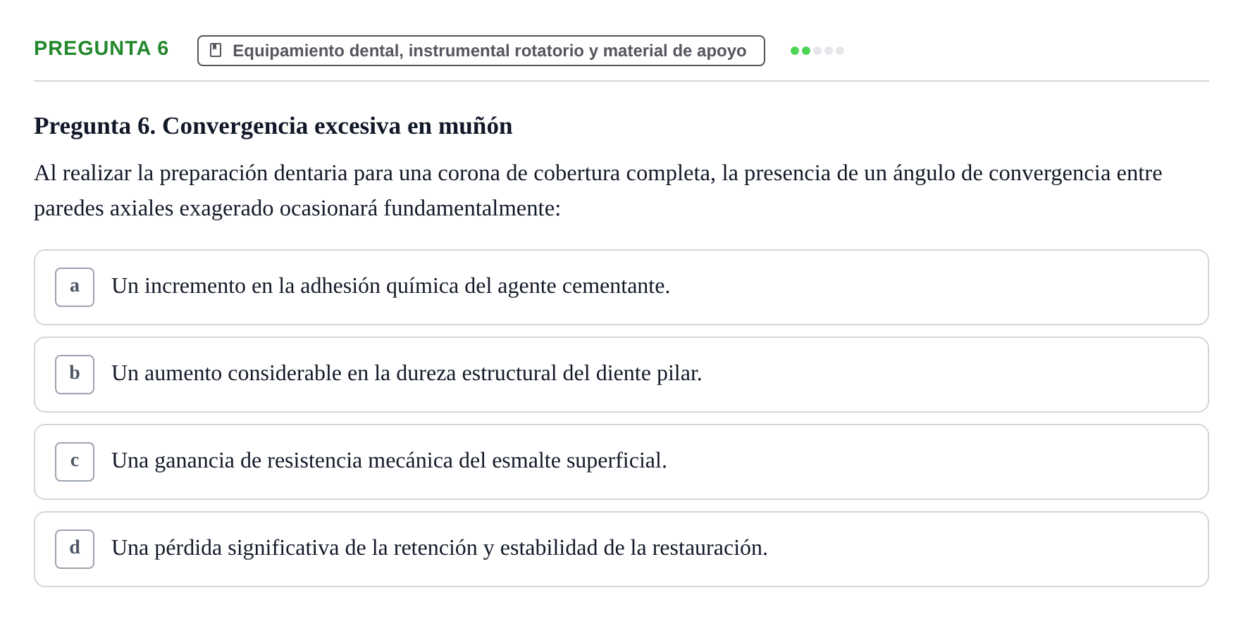 Enunciado: Pregunta 6