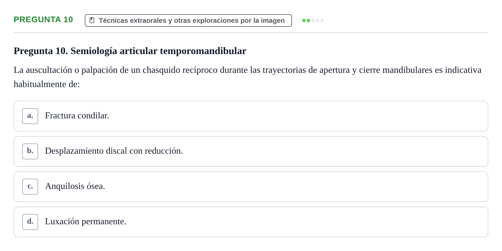 Enunciado: Pregunta 10