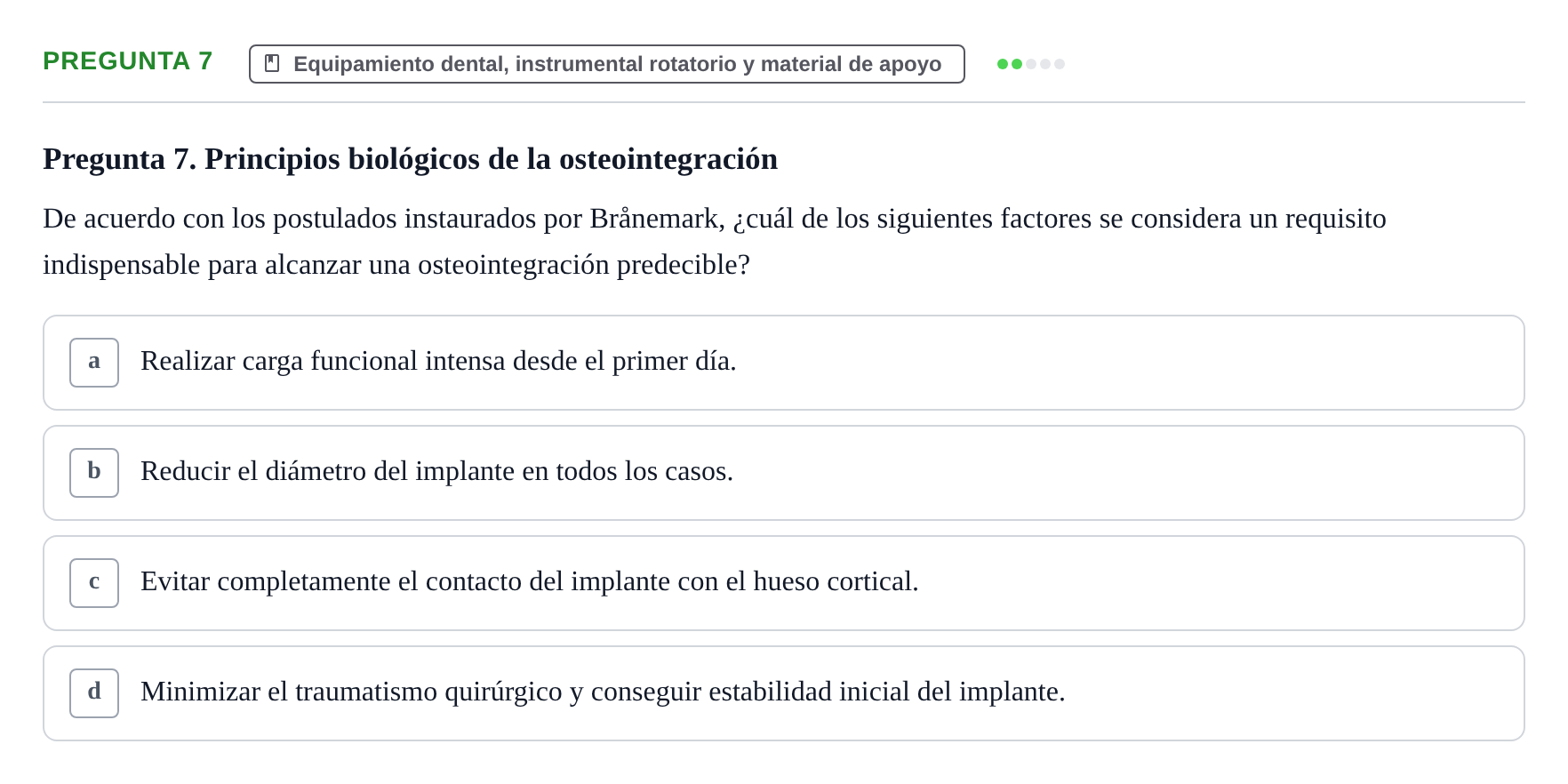 Enunciado: Pregunta 7