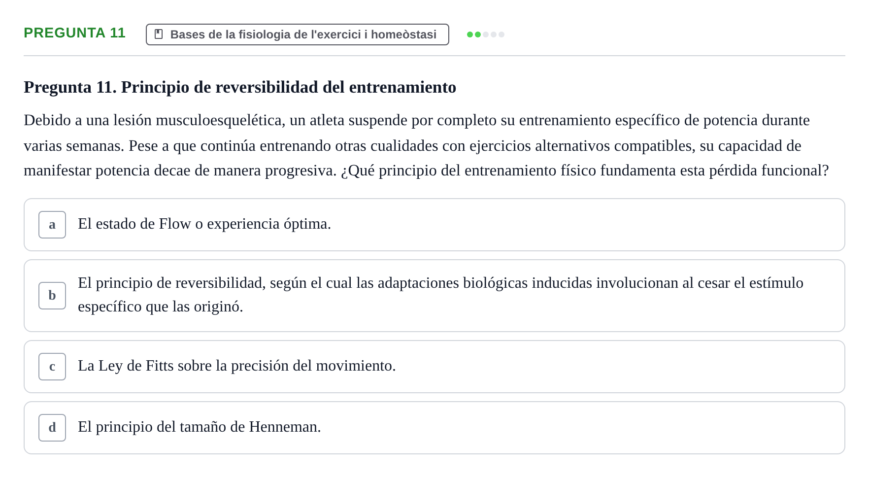 Enunciado: Pregunta 11