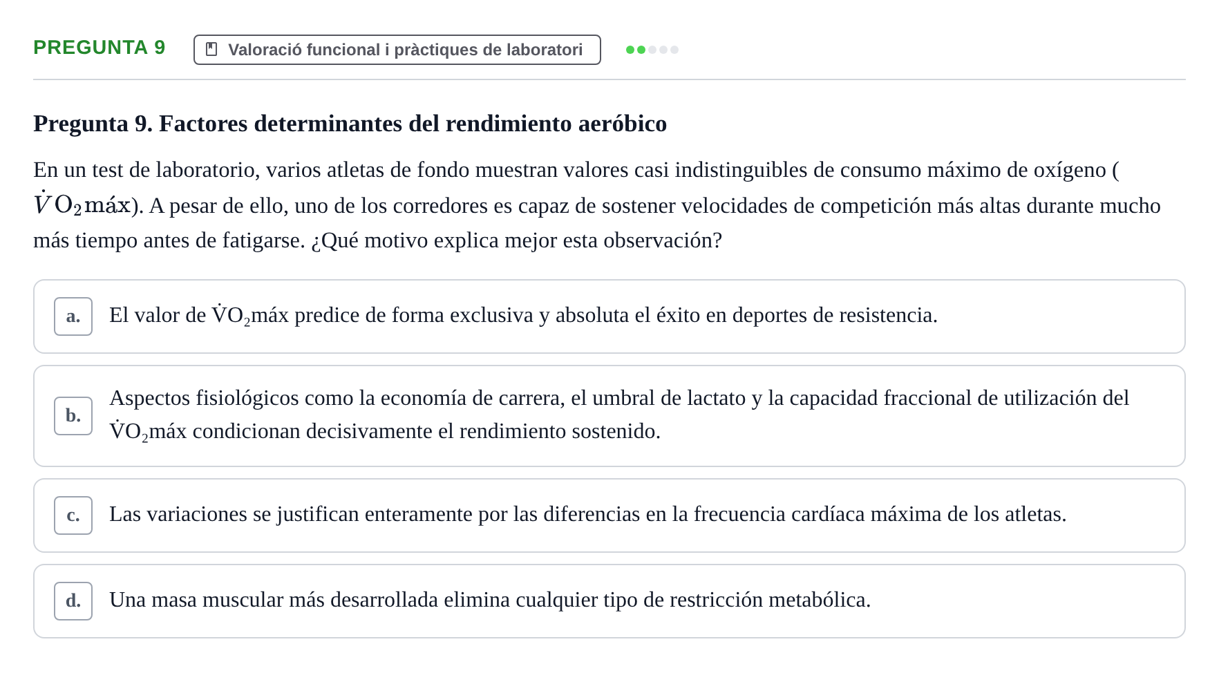 Enunciado: Pregunta 9