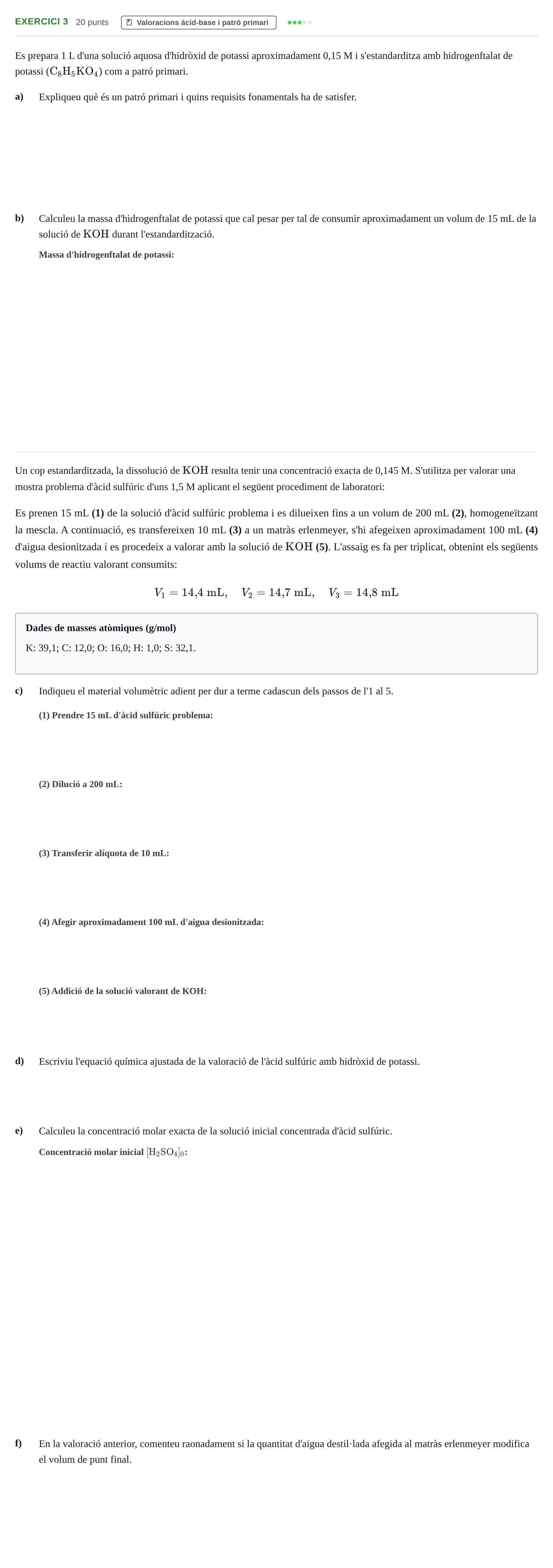 Enunciado: Problema 3 · Química Aplicada II UB 2021