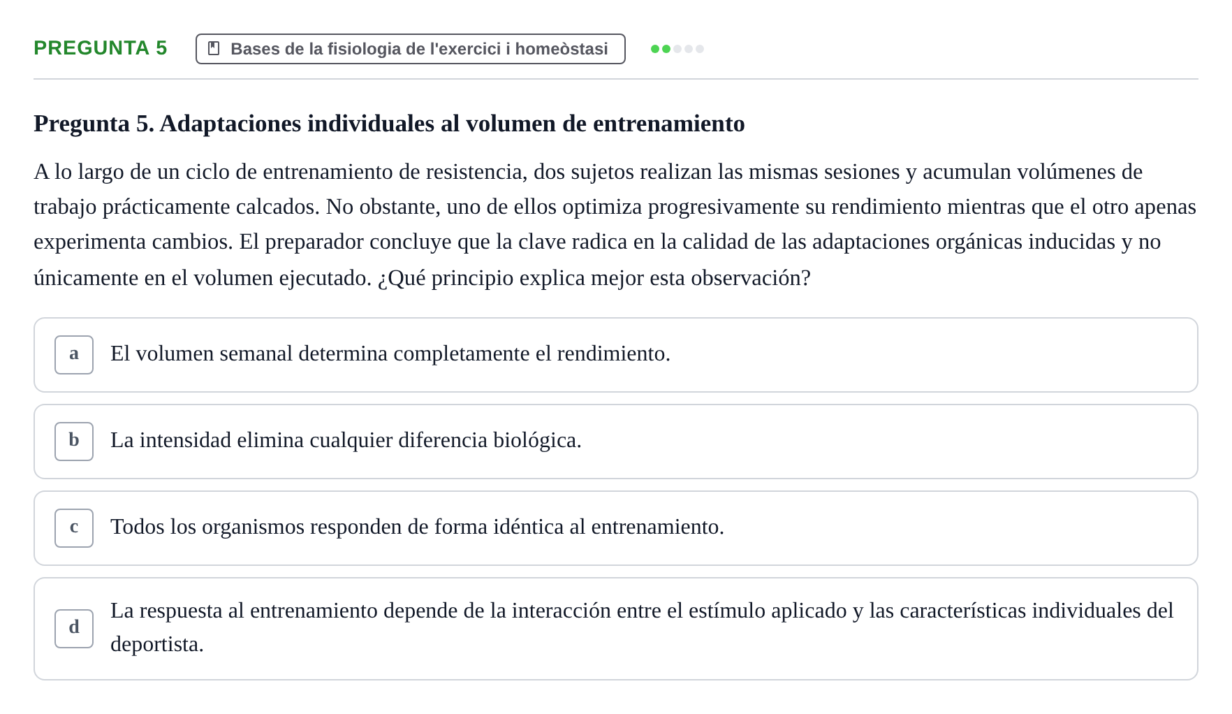 Enunciado: Pregunta 5