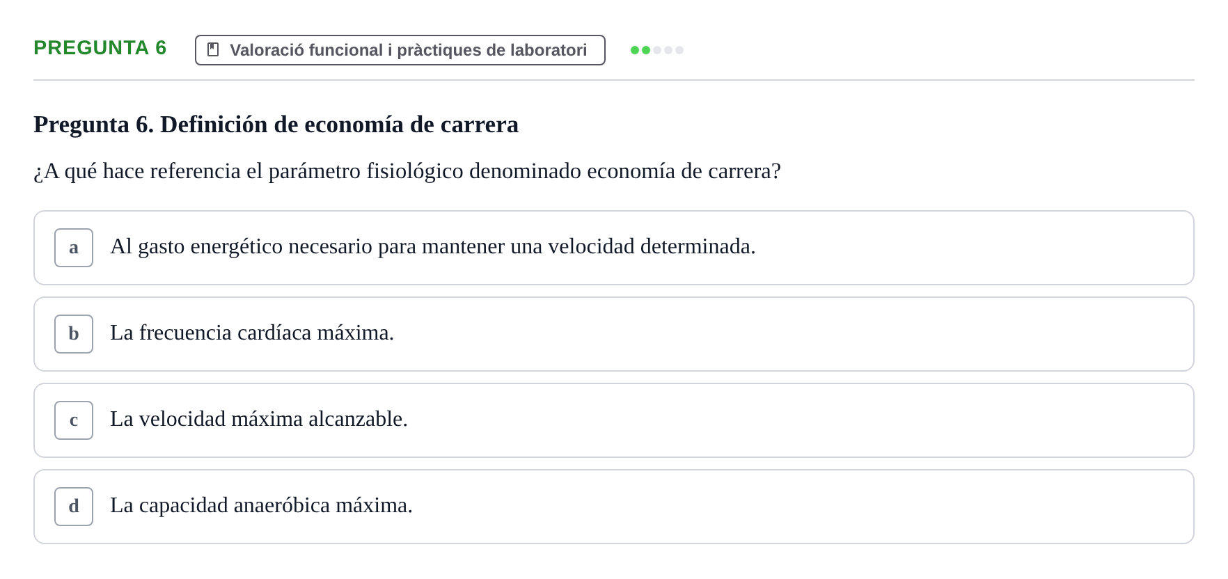 Enunciado: Pregunta 6