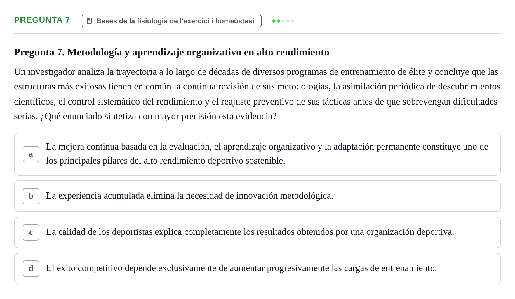 Enunciado: Pregunta 7
