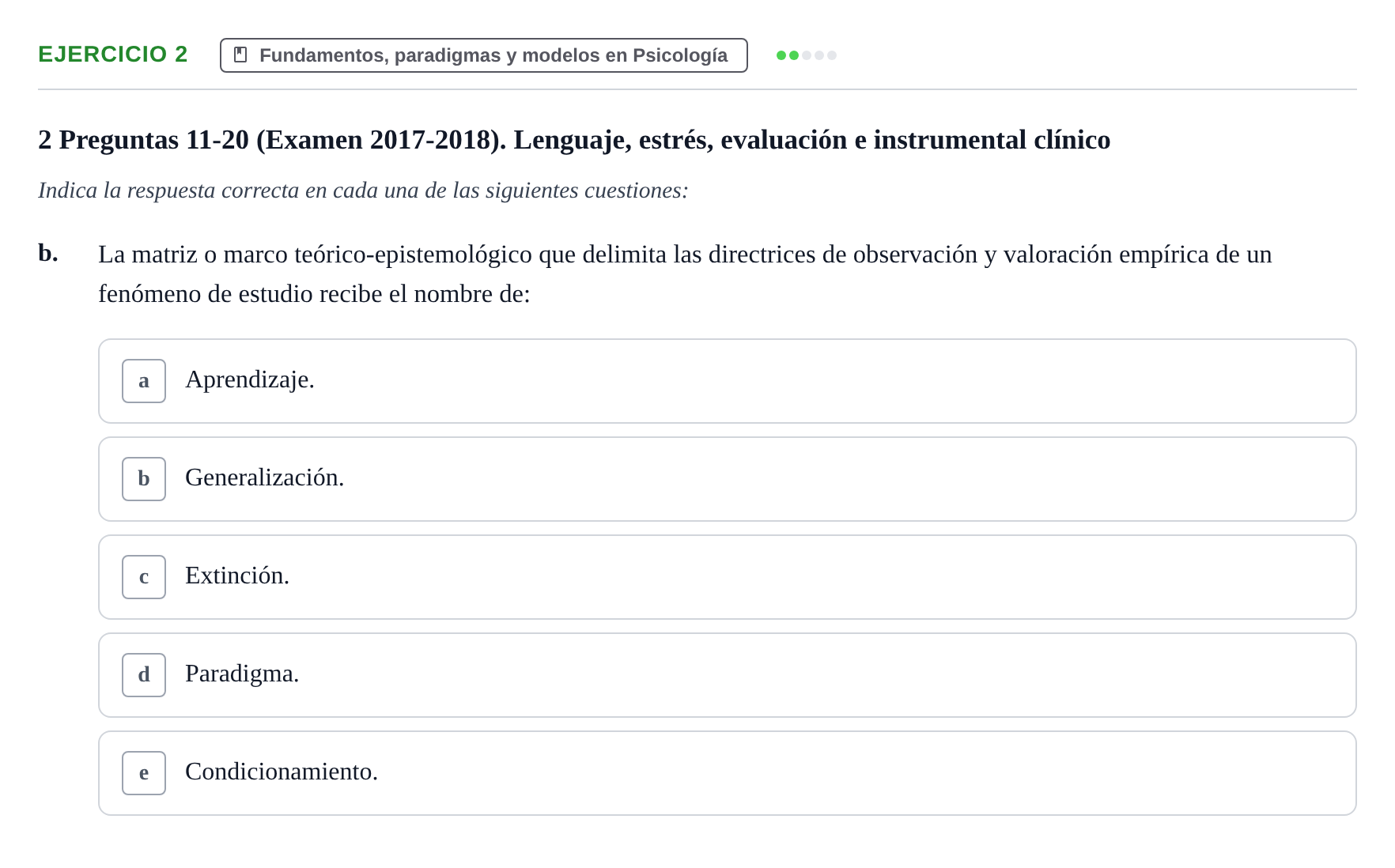Enunciado: Ejercicio 2 - Fundamentos, paradigmas y modelos en Psicolog… · Psicología y Comunicación UB 2017