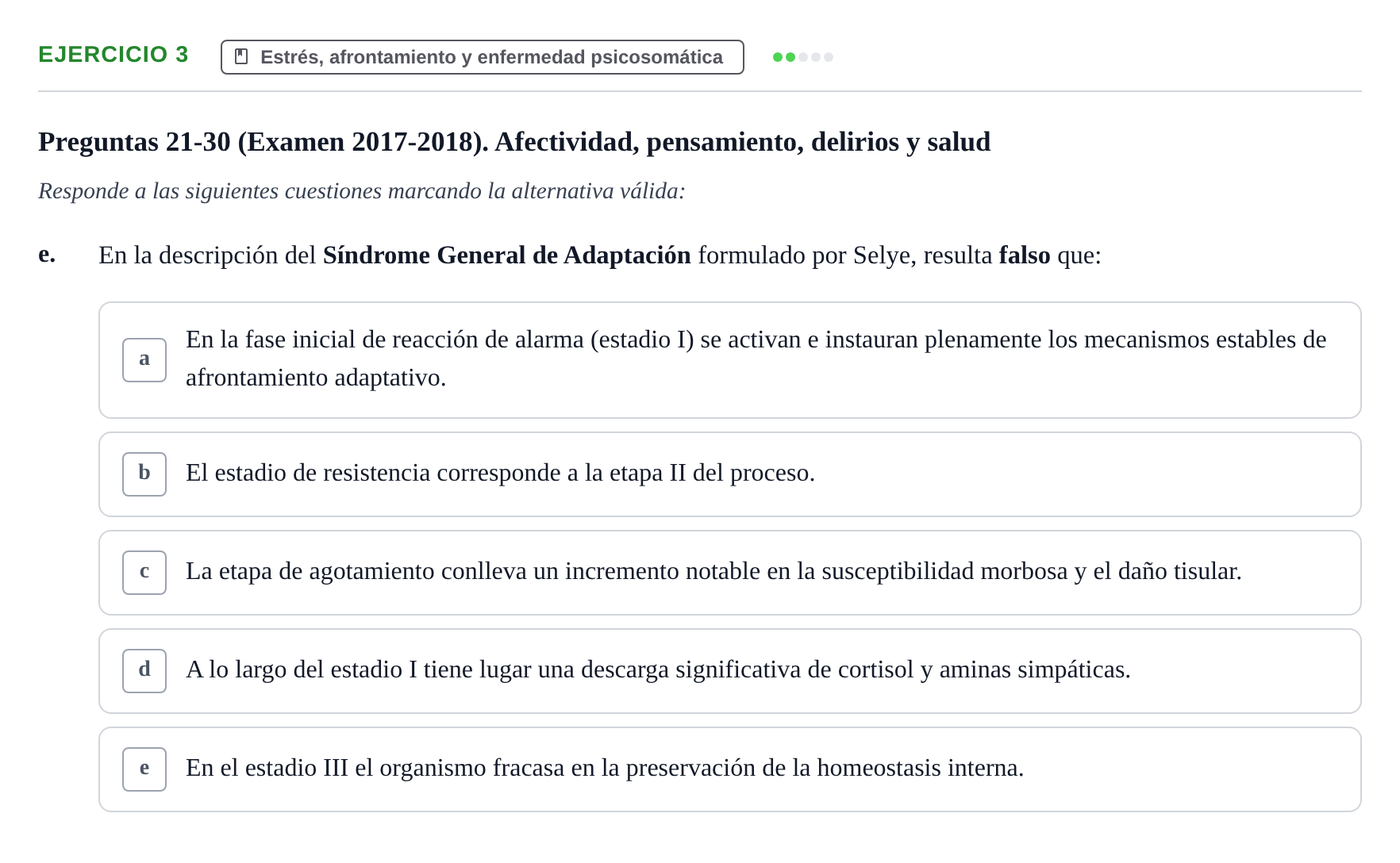 Enunciado: Ejercicio 3 - Estrés, afrontamiento y enfermedad psicosomát… · Psicología y Comunicación UB 2017