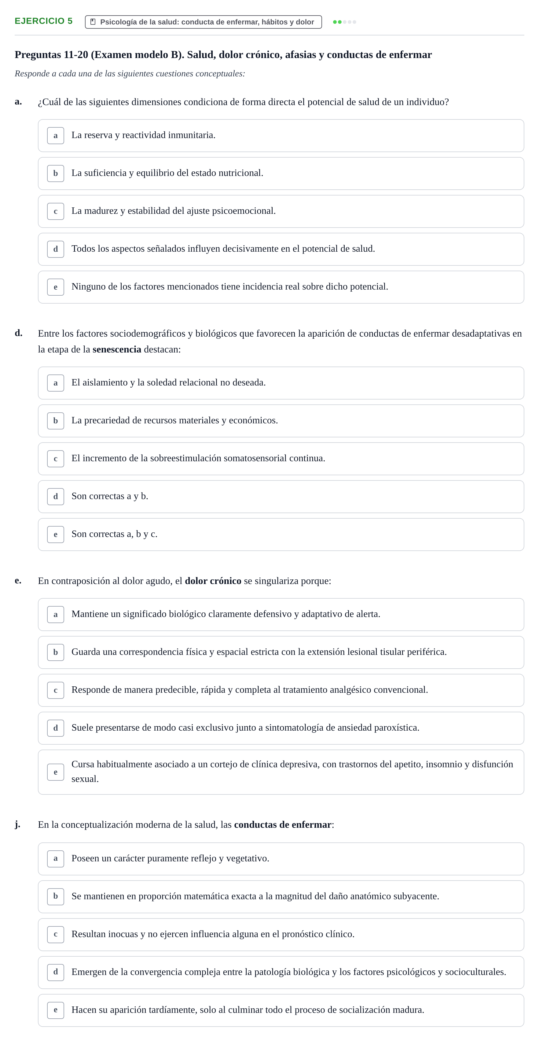Enunciado: Ejercicio 5 - Psicología de la salud: conducta de enfermar,… · Psicología y Comunicación UB 2017