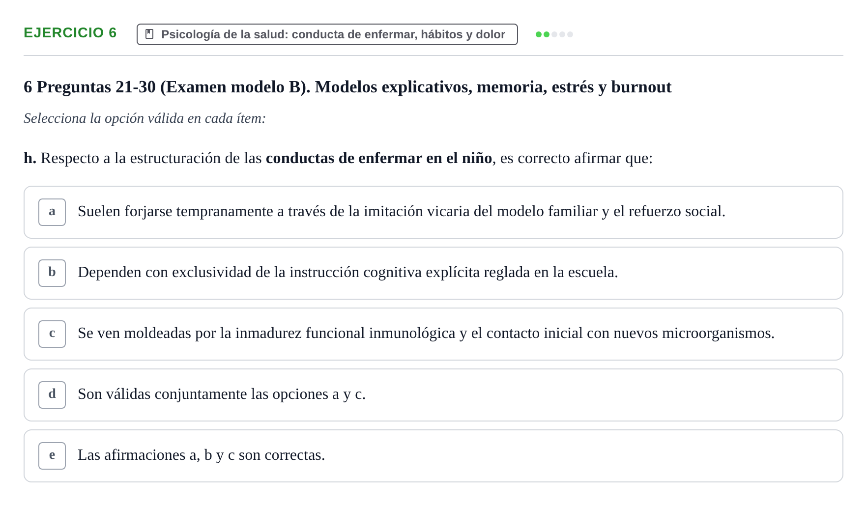 Enunciado: Ejercicio 6 - Psicología de la salud: conducta de enfermar,… · Psicología y Comunicación UB 2017