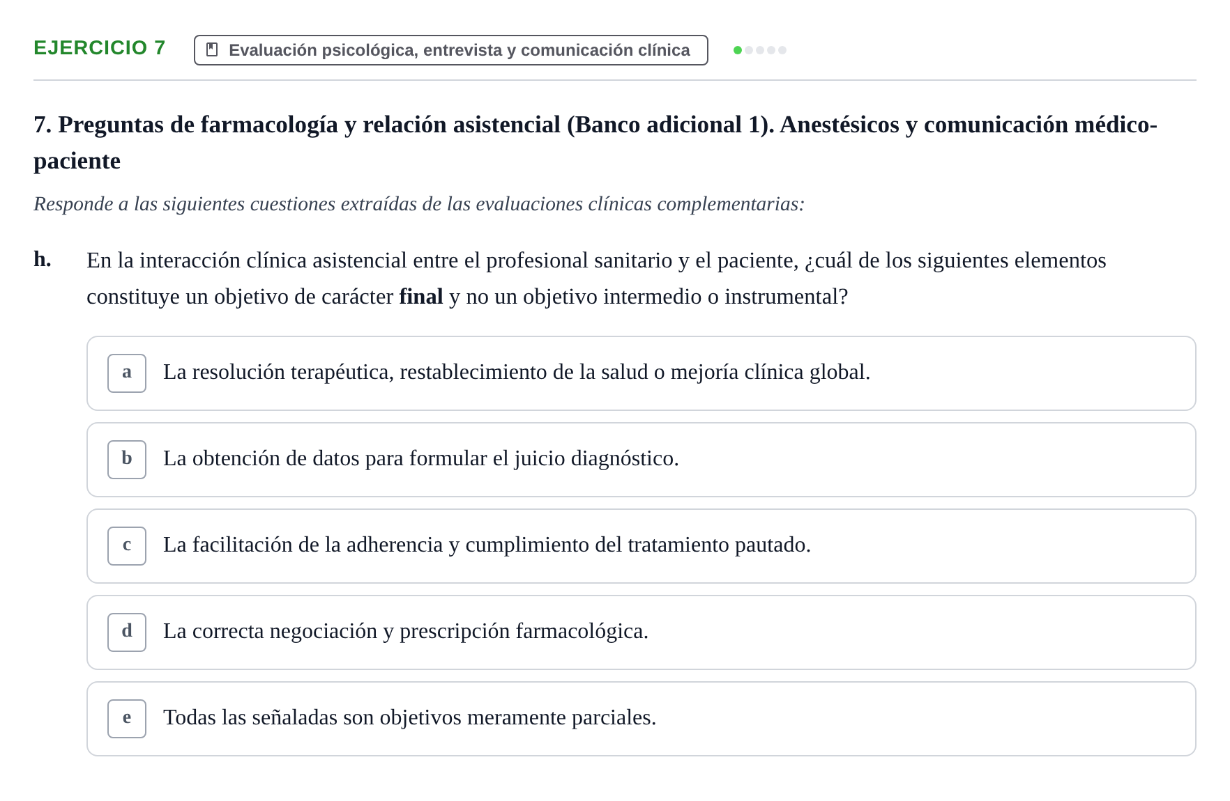 Enunciado: Ejercicio 7 - Evaluación psicológica, entrevista y comunica… · Psicología y Comunicación UB 2017