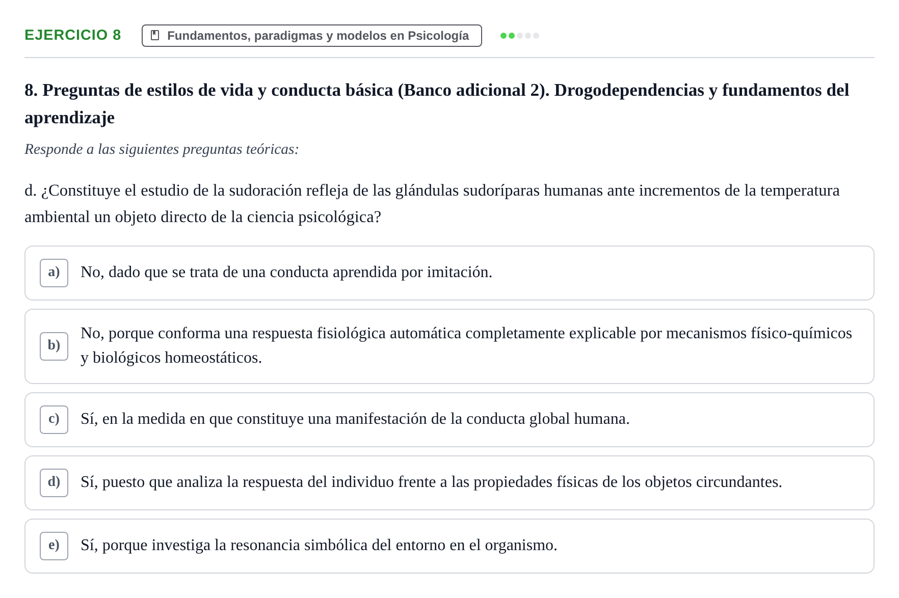 Enunciado: Ejercicio 8 - Fundamentos, paradigmas y modelos en Psicolog… · Psicología y Comunicación UB 2017